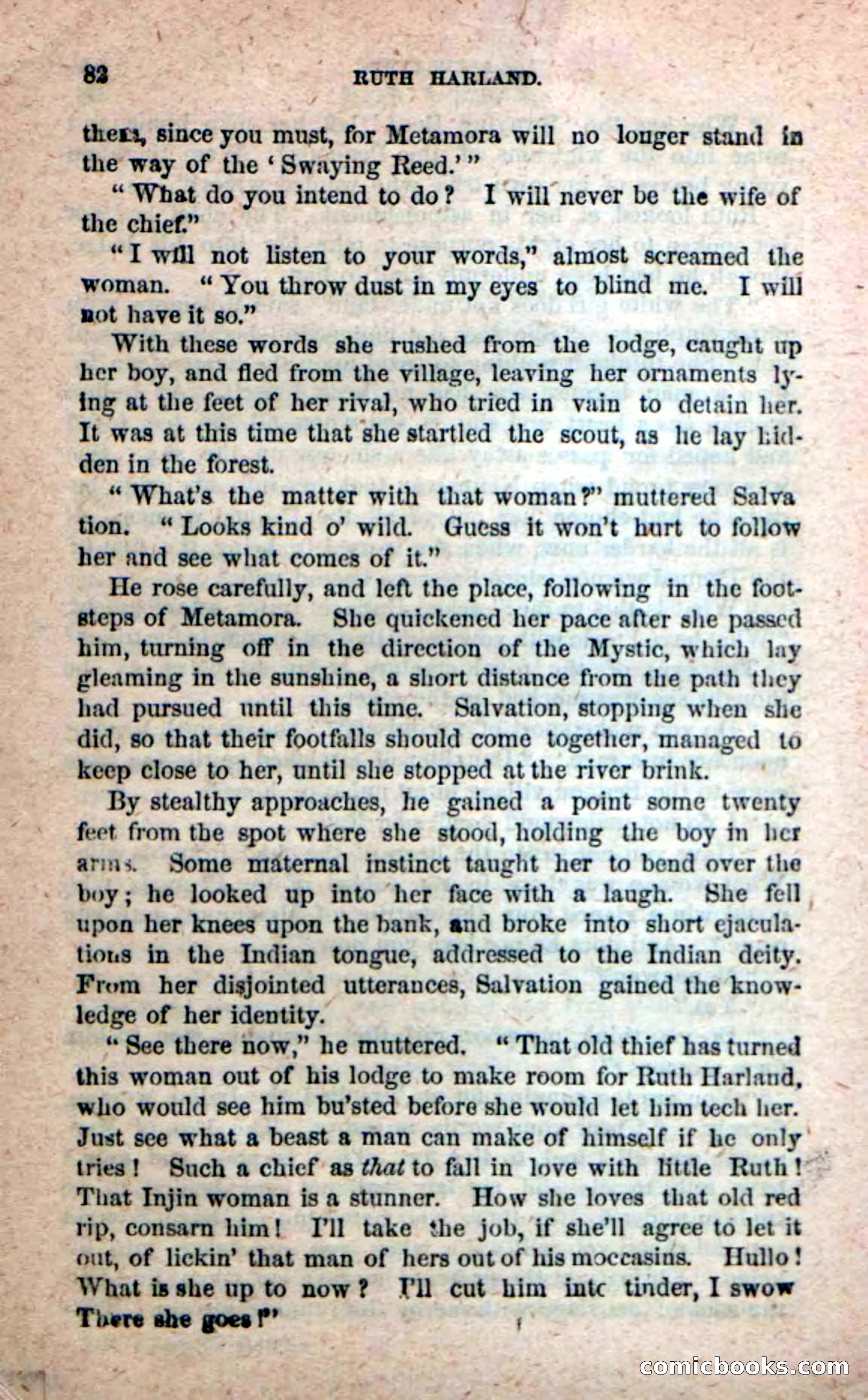 Beadle's New Dime Novels: Ruth Harland — page 78 of 100