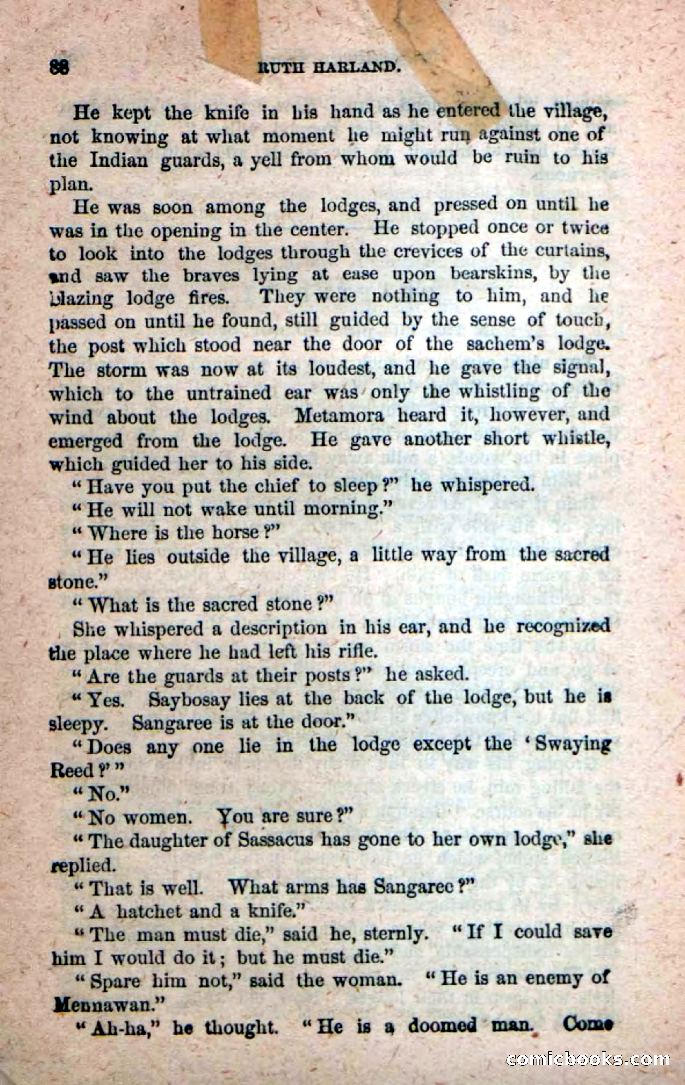 Beadle's New Dime Novels: Ruth Harland — page 84 of 100