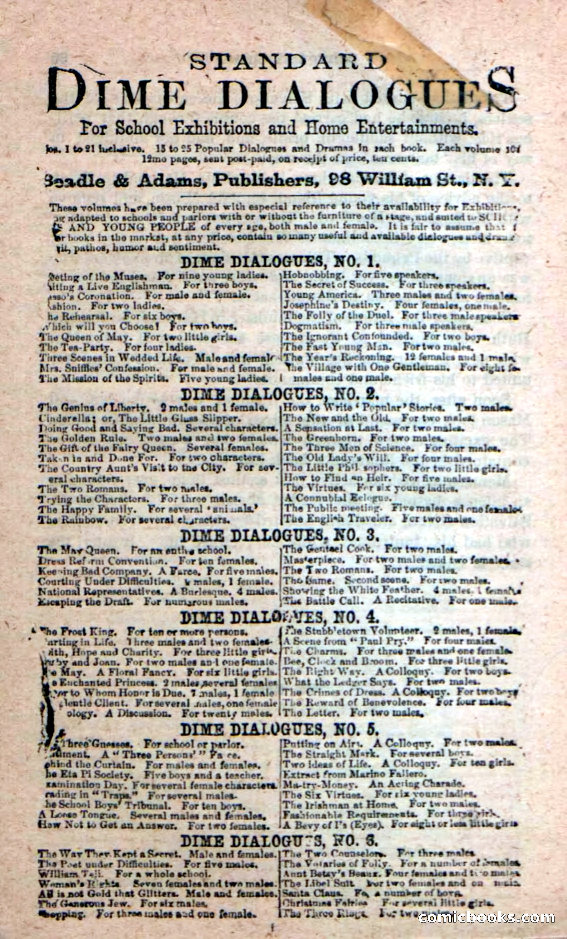 Beadle's New Dime Novels: Ruth Harland — page 90 of 100