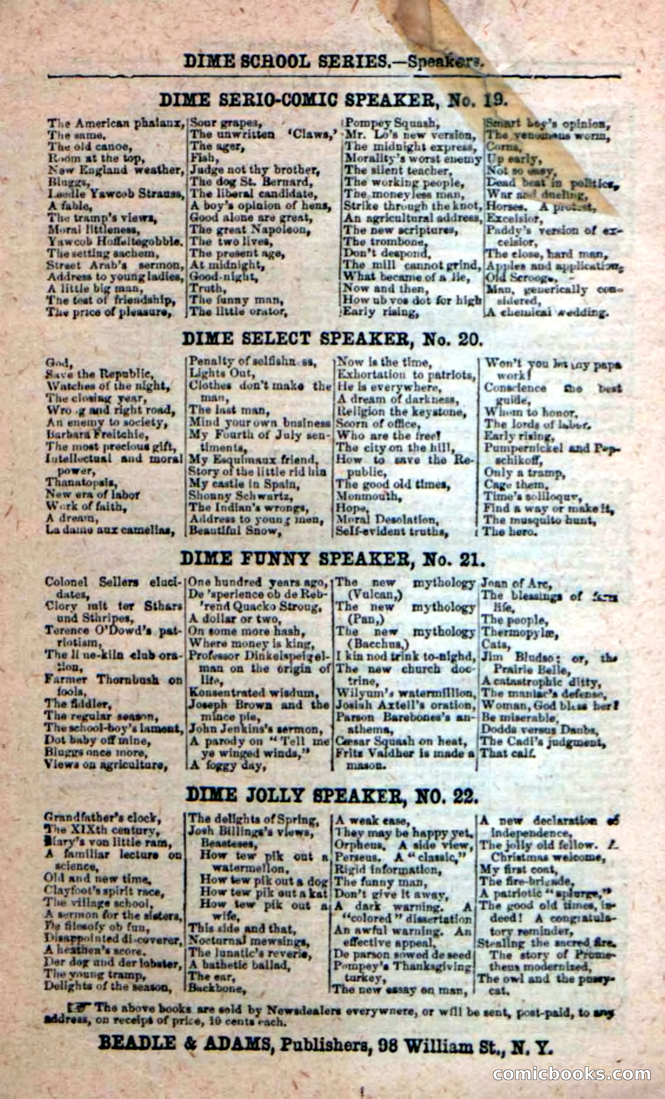 Beadle's New Dime Novels: Ruth Harland — page 96 of 100