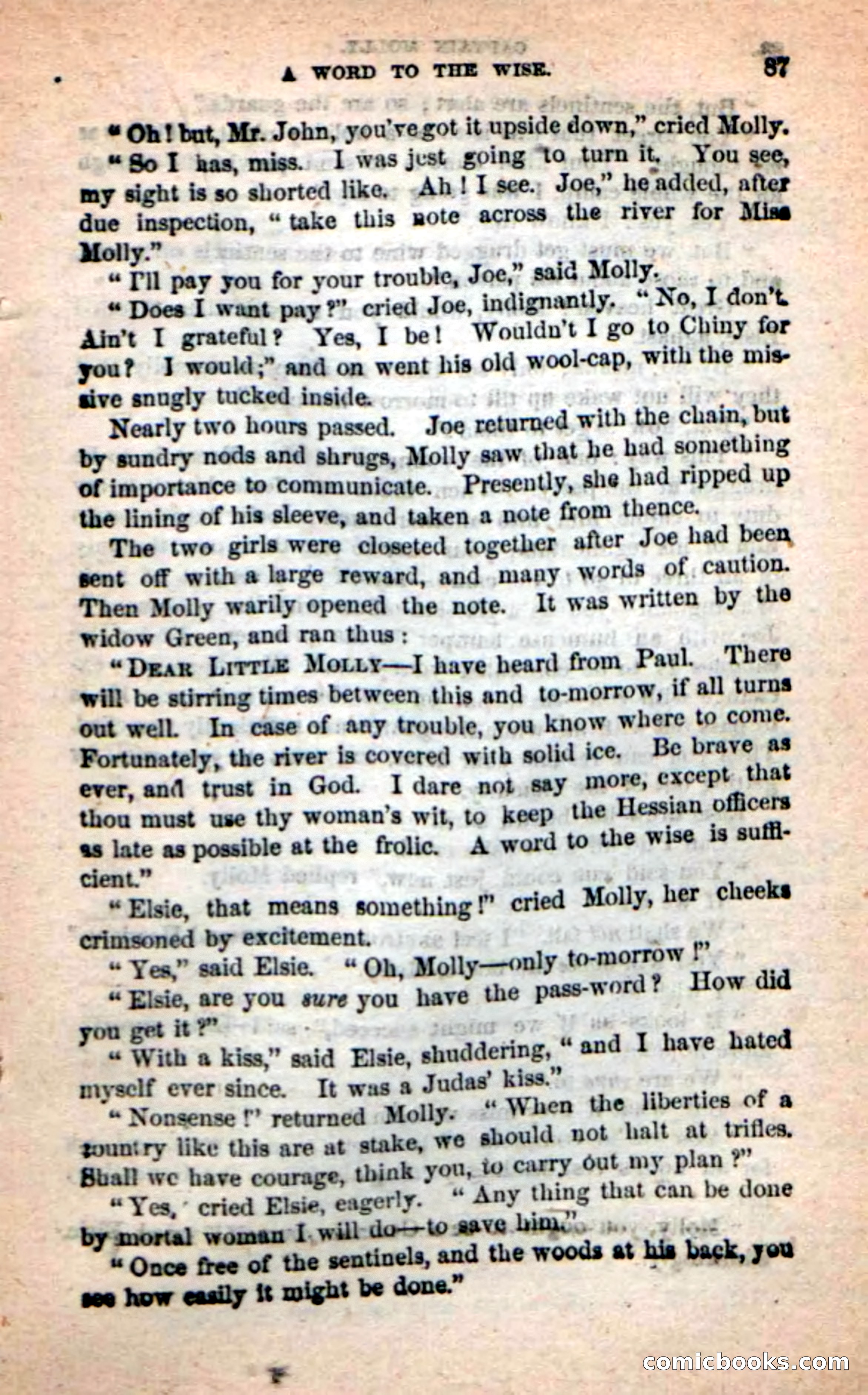 Beadle's New Dime Novels: Captain Molly — page 83 of 100