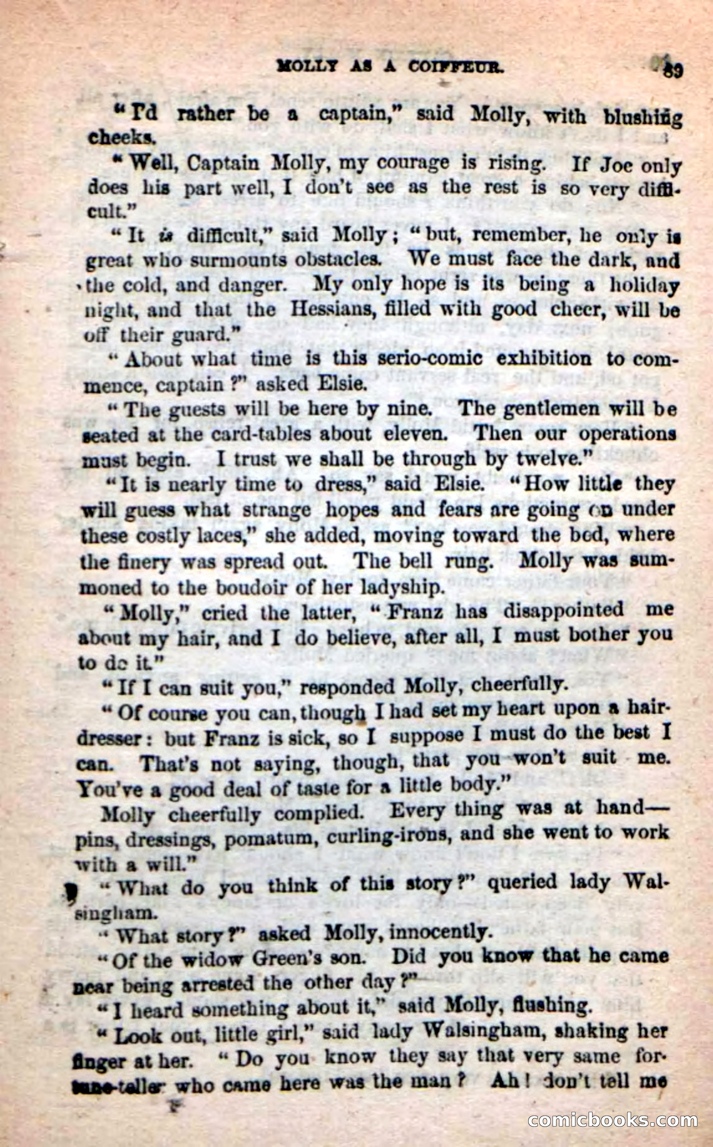 Beadle's New Dime Novels: Captain Molly — page 85 of 100