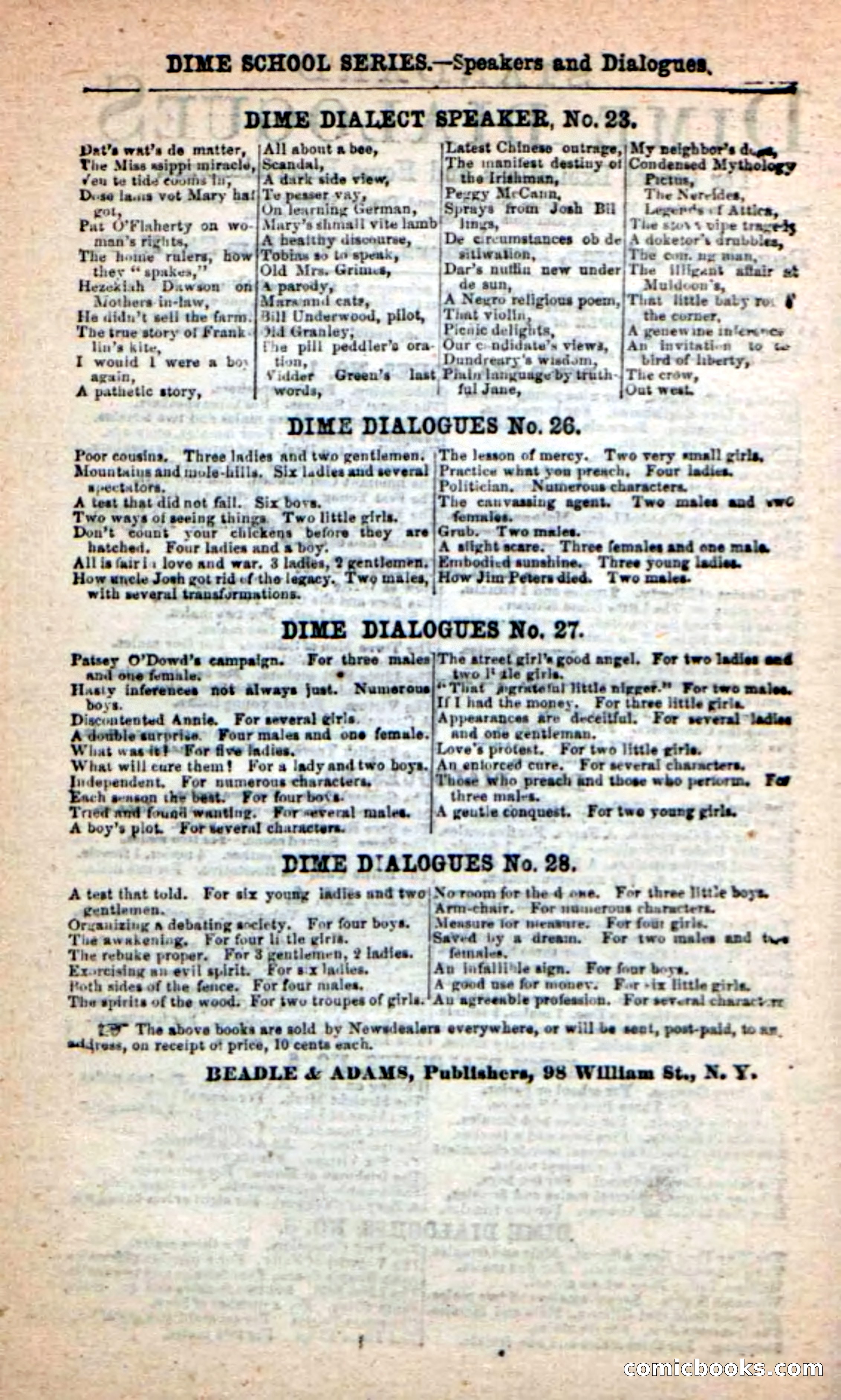 Beadle's New Dime Novels: Captain Molly — page 98 of 100