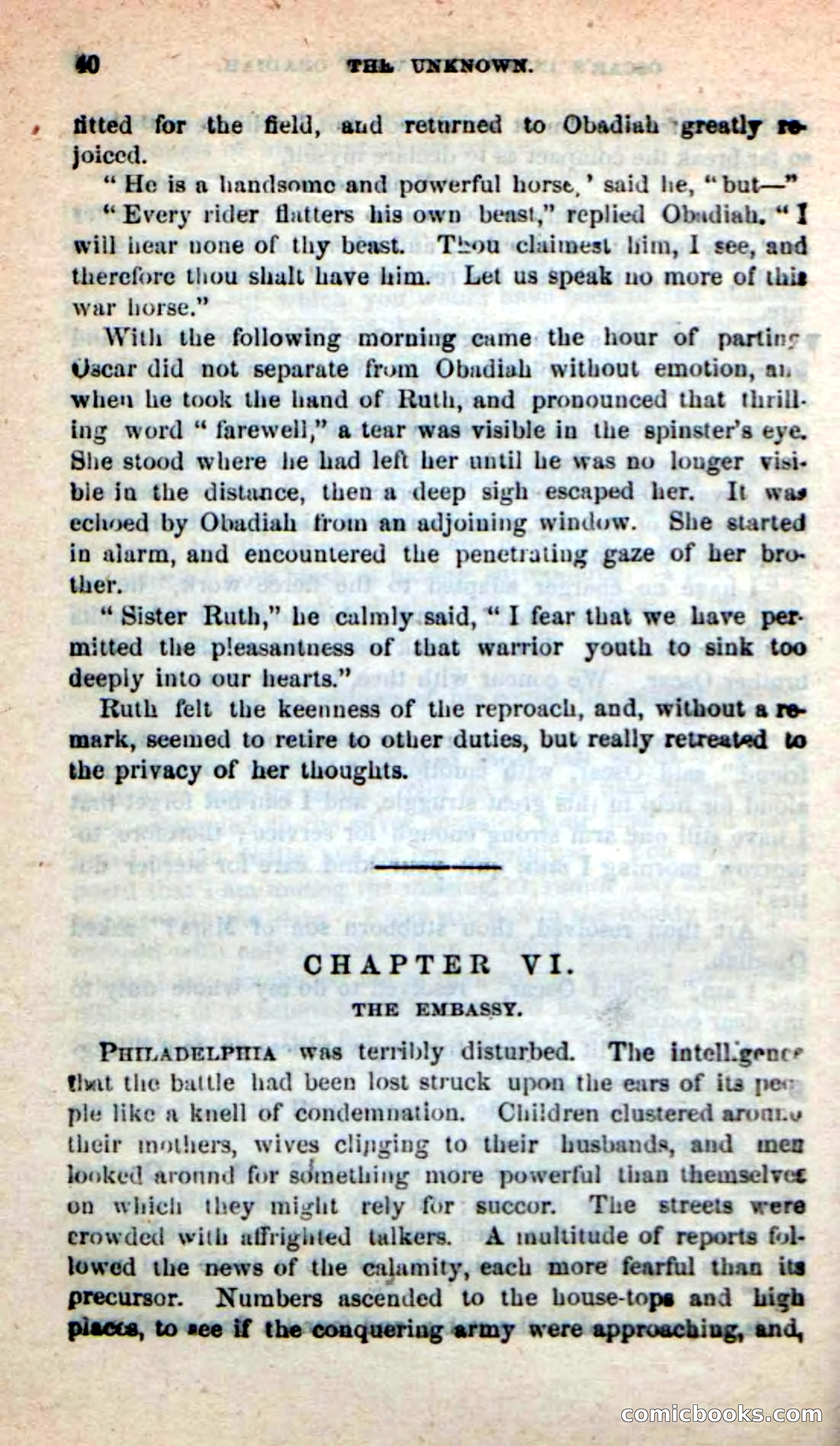 Beadle's New Dime Novels: The Unknown — page 40 of 121