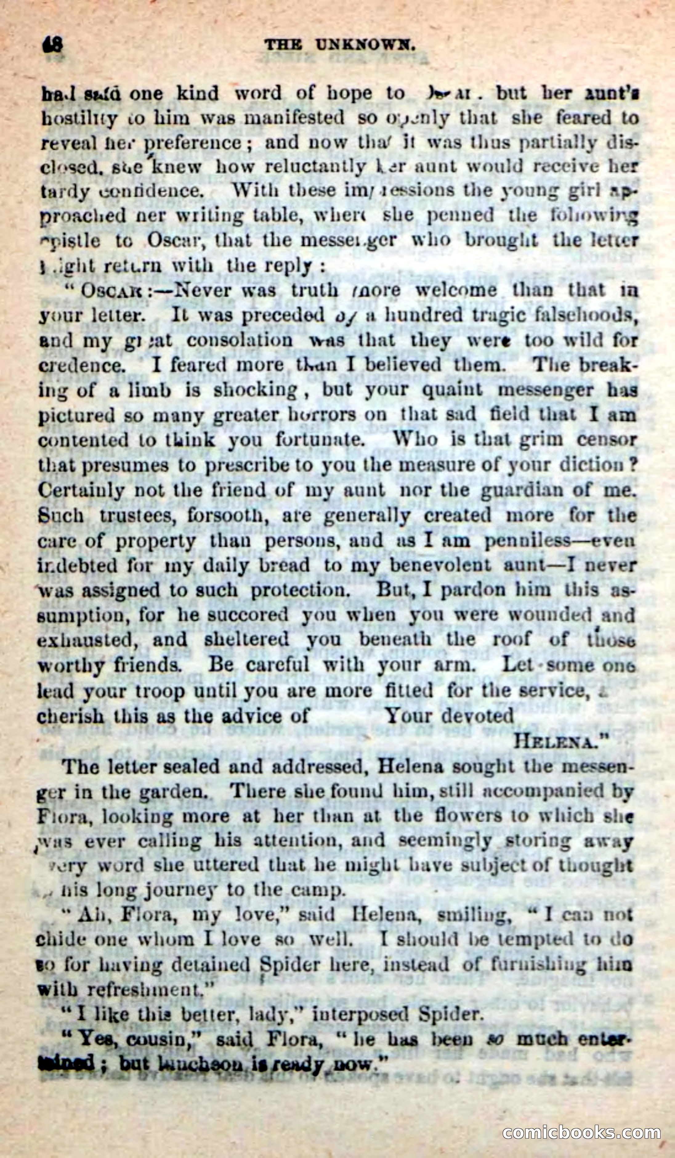 Beadle's New Dime Novels: The Unknown — page 48 of 121
