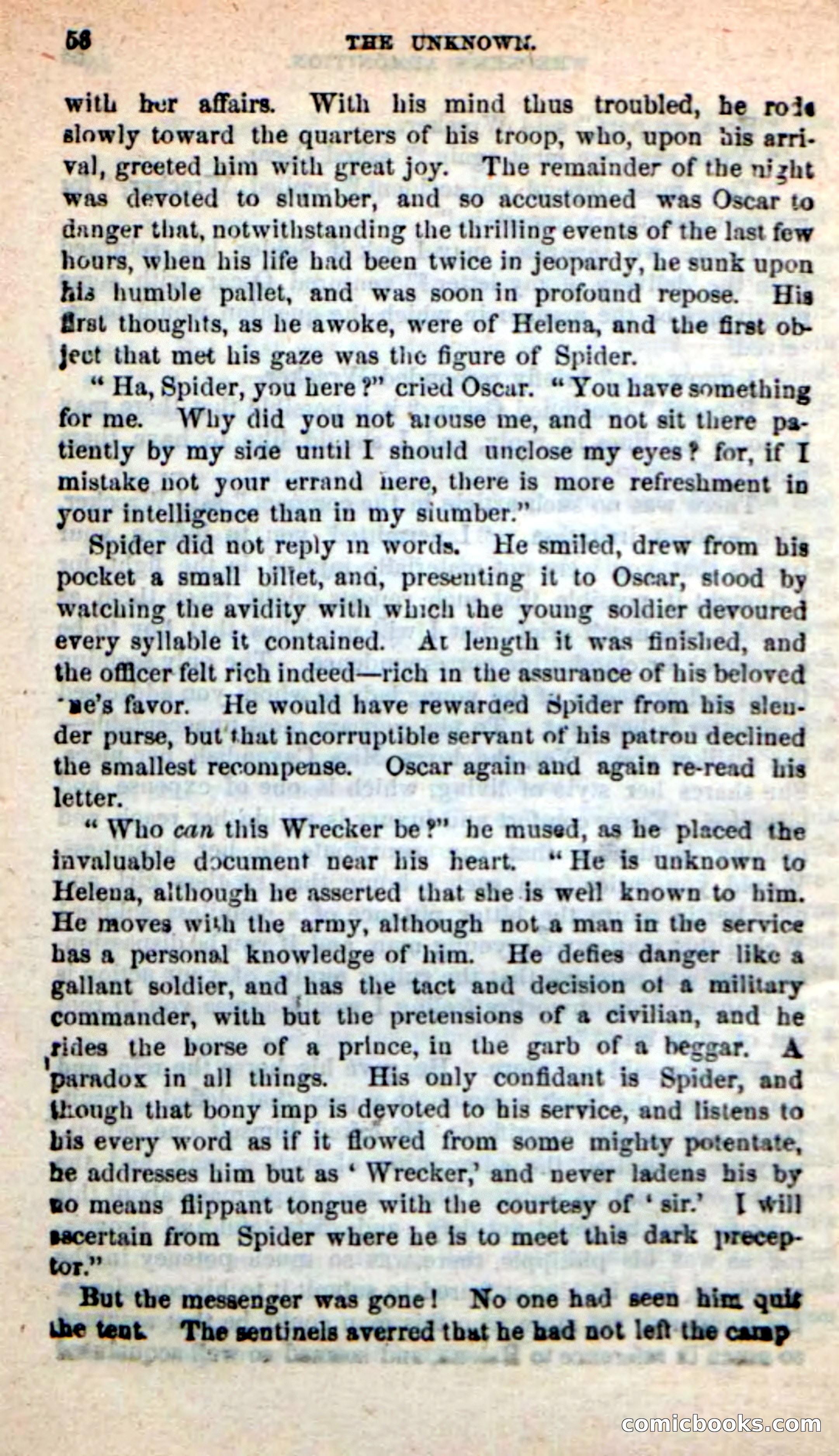 Beadle's New Dime Novels: The Unknown — page 56 of 121