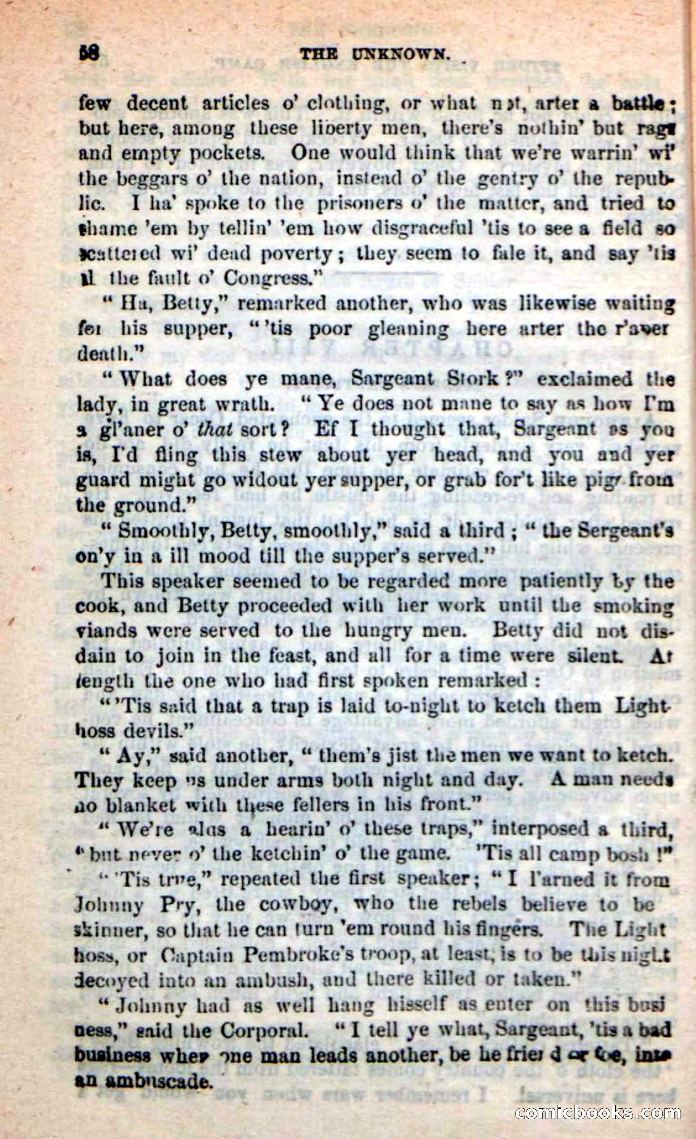 Beadle's New Dime Novels: The Unknown — page 58 of 121