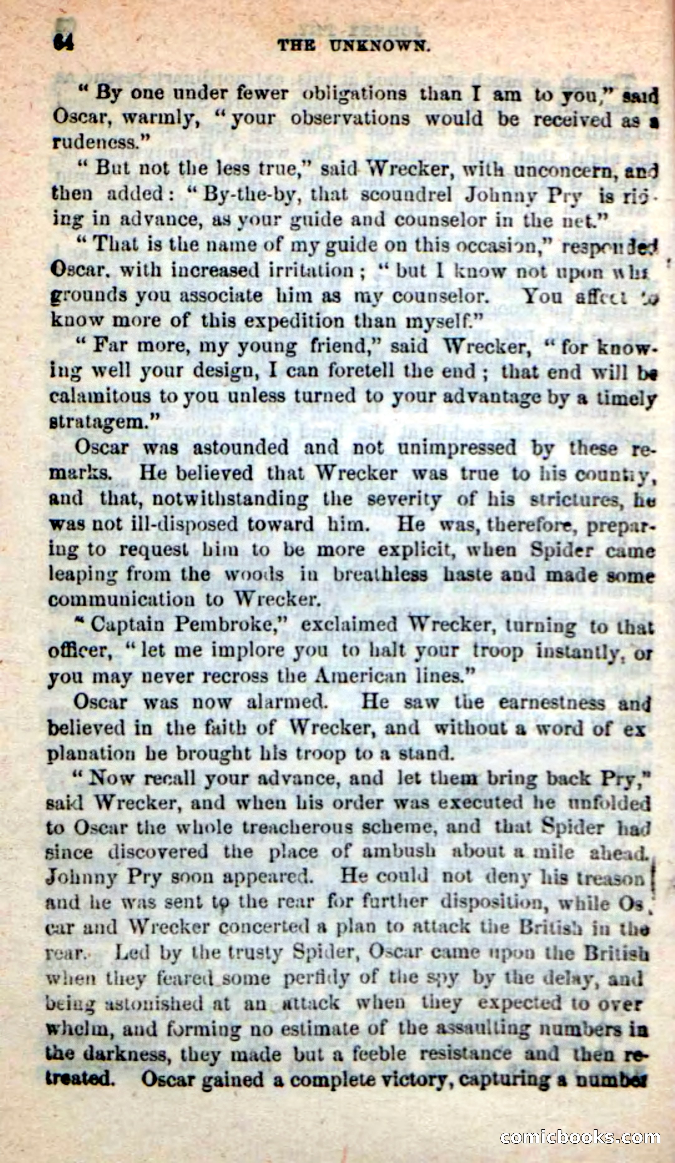 Beadle's New Dime Novels: The Unknown — page 64 of 121