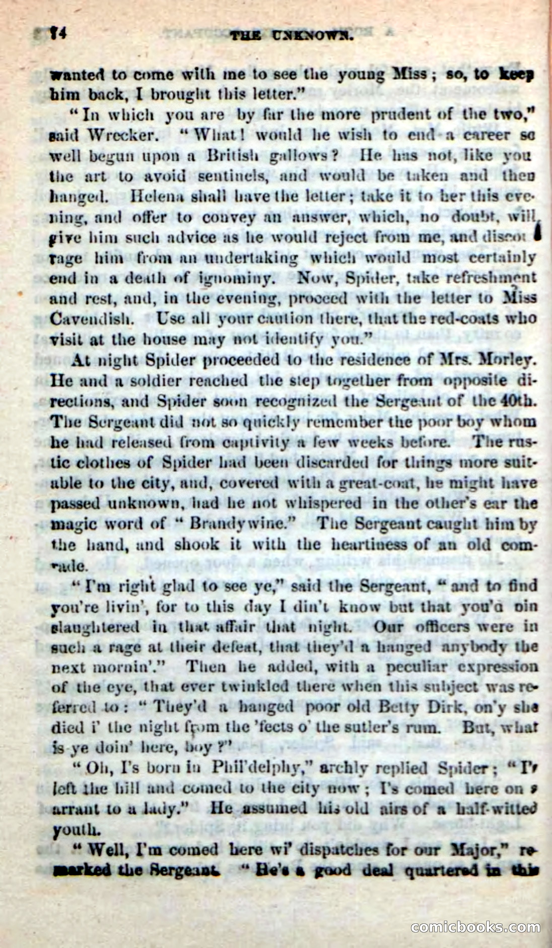 Beadle's New Dime Novels: The Unknown — page 74 of 121
