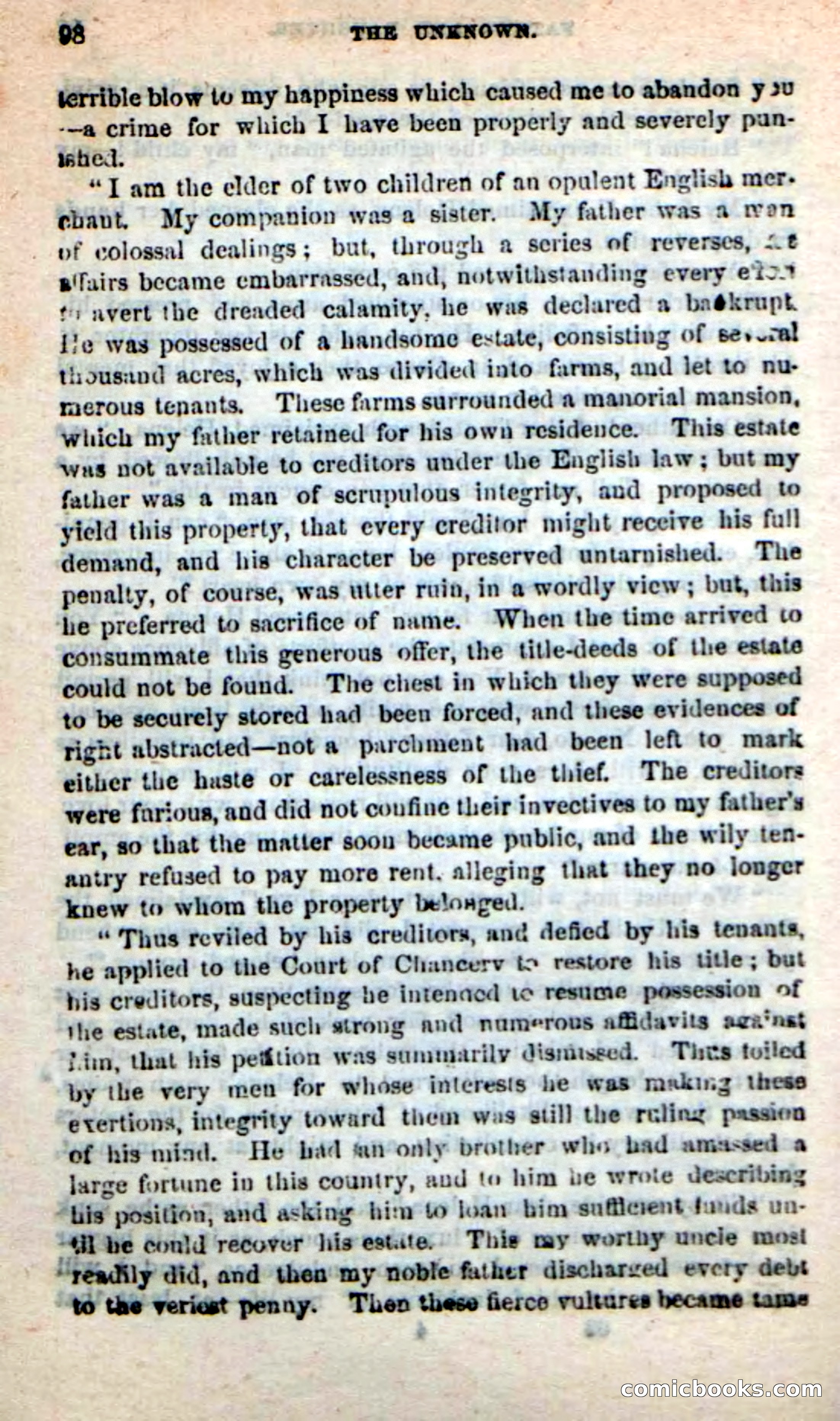 Beadle's New Dime Novels: The Unknown — page 98 of 121