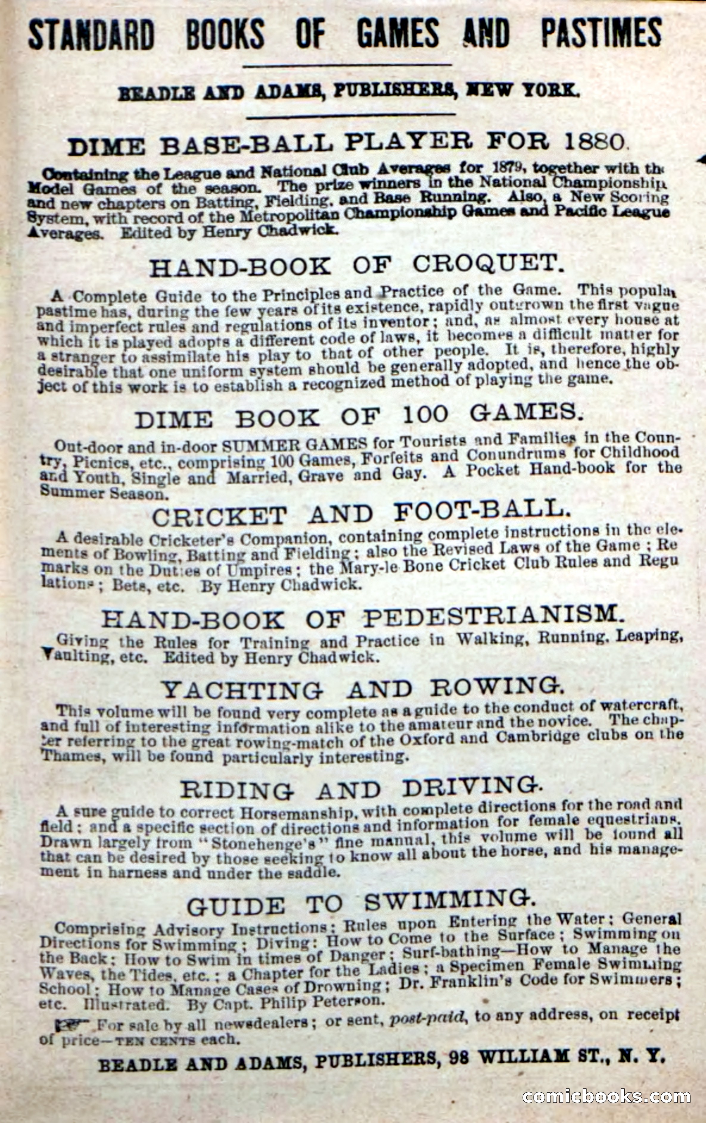 Beadle's New Dime Novels: The Unknown — page 120 of 121