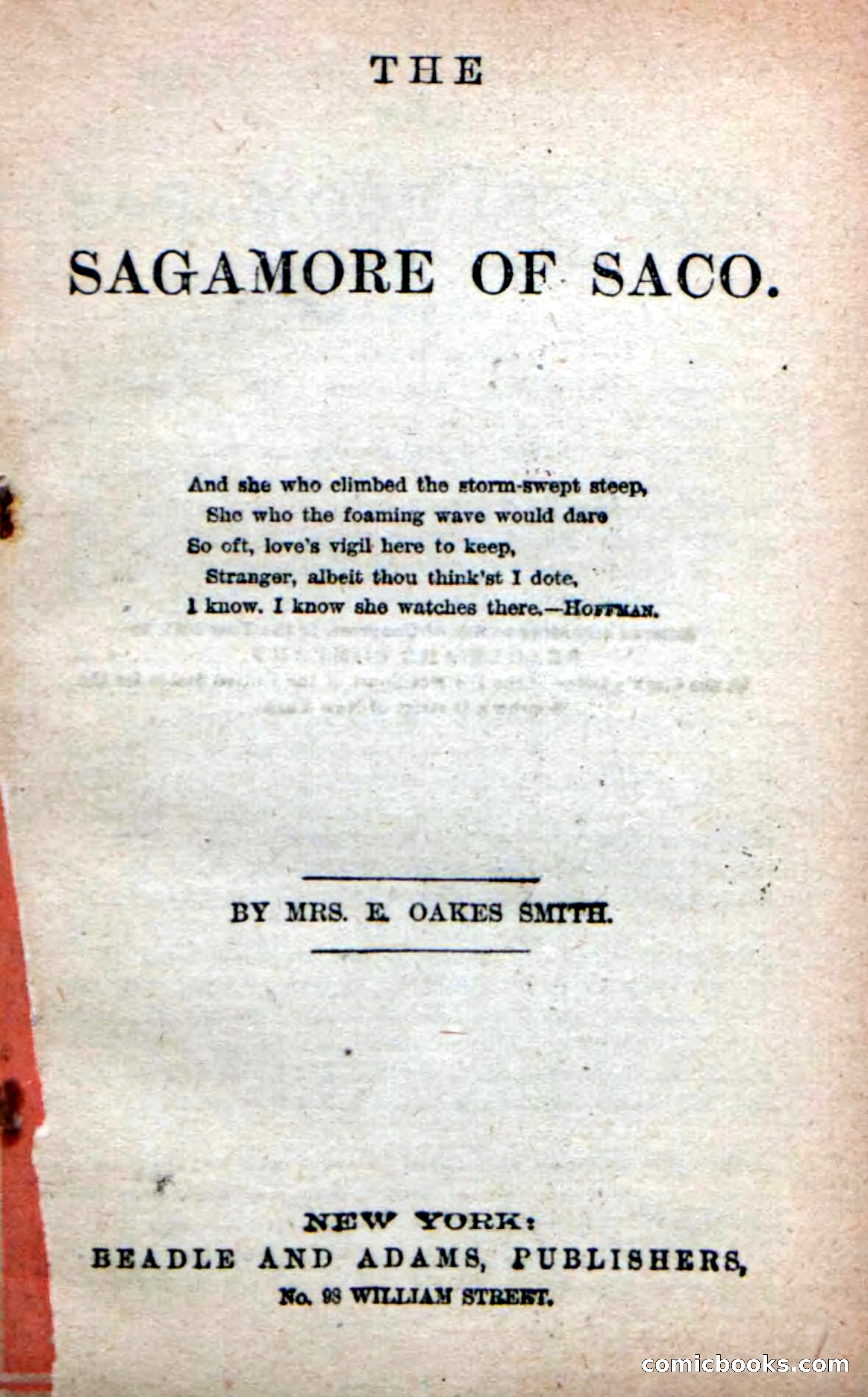 The Sagamore of Saco — page 3 of 99