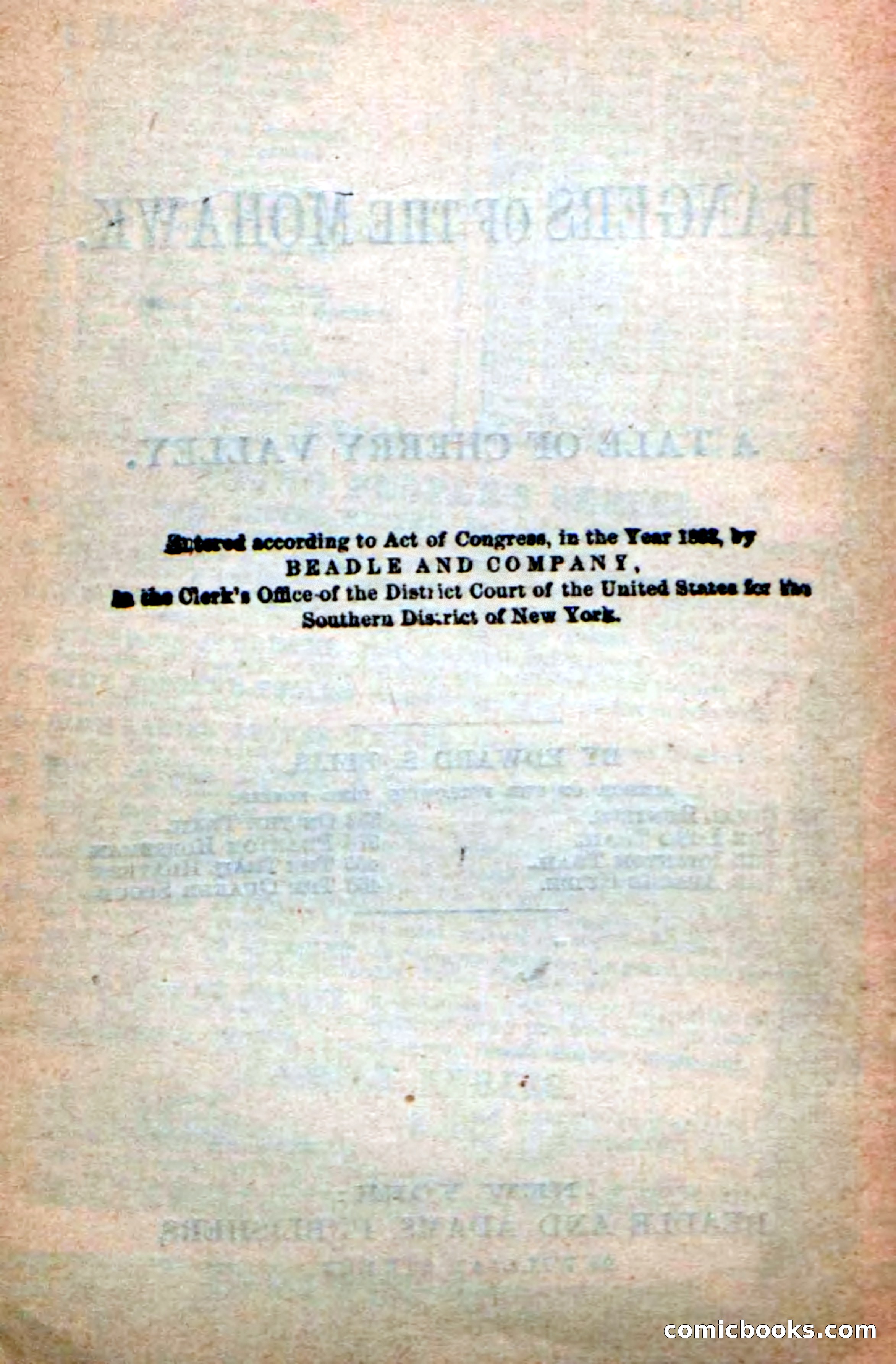 Beadle's New Dime Novels: Rangers of the Mohawk — page 4 of 108