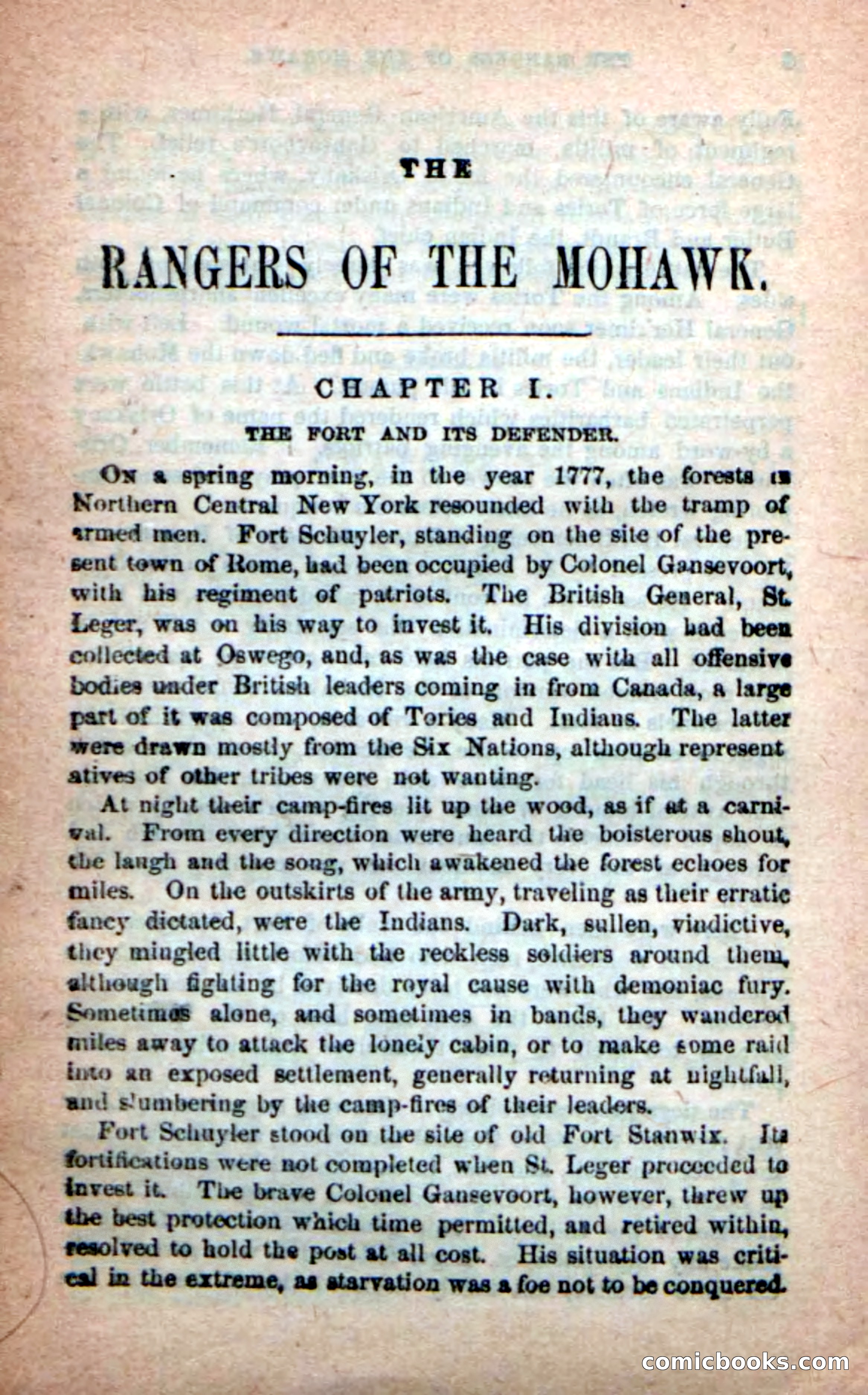 Beadle's New Dime Novels: Rangers of the Mohawk — page 5 of 108