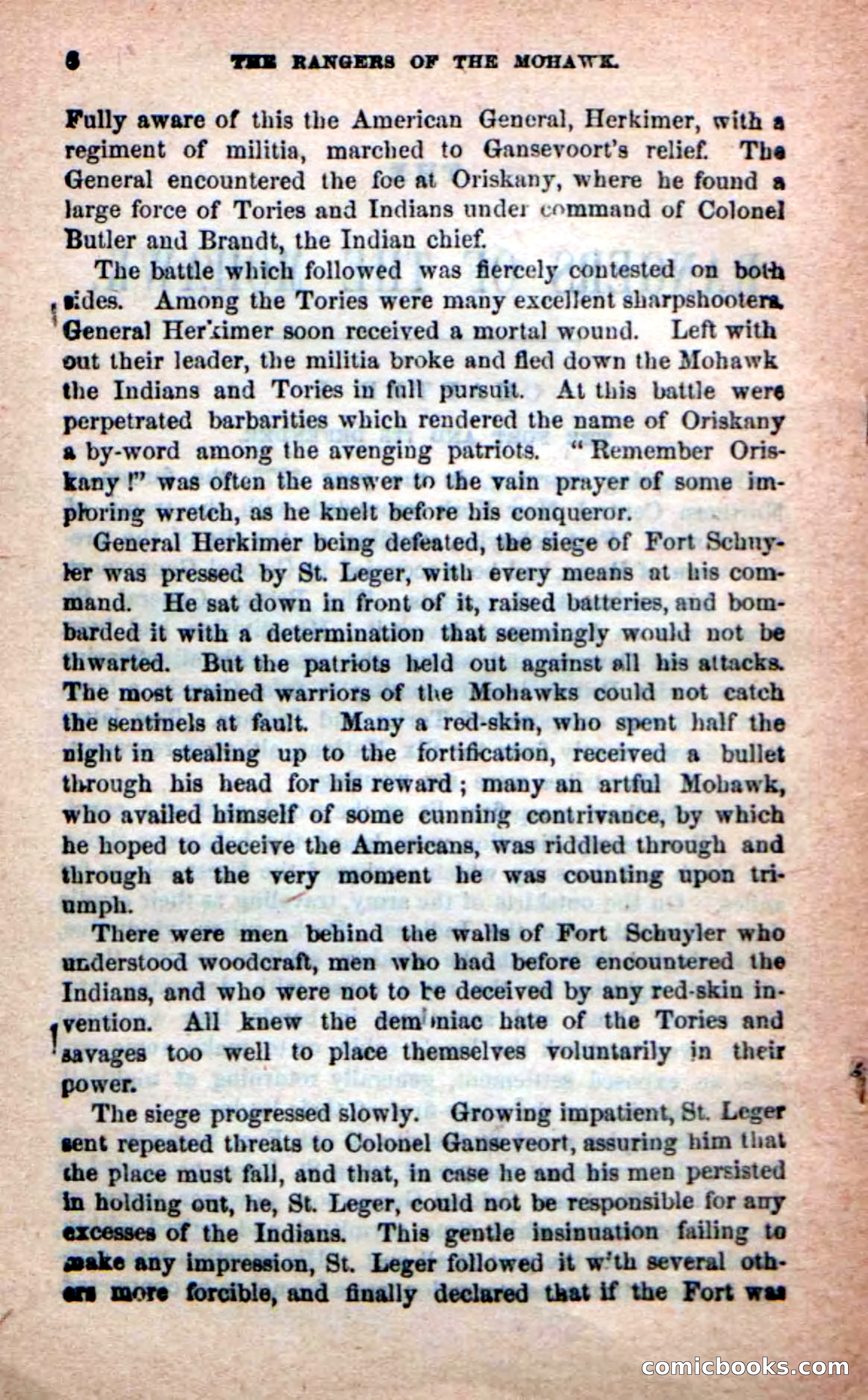 Beadle's New Dime Novels: Rangers of the Mohawk — page 6 of 108