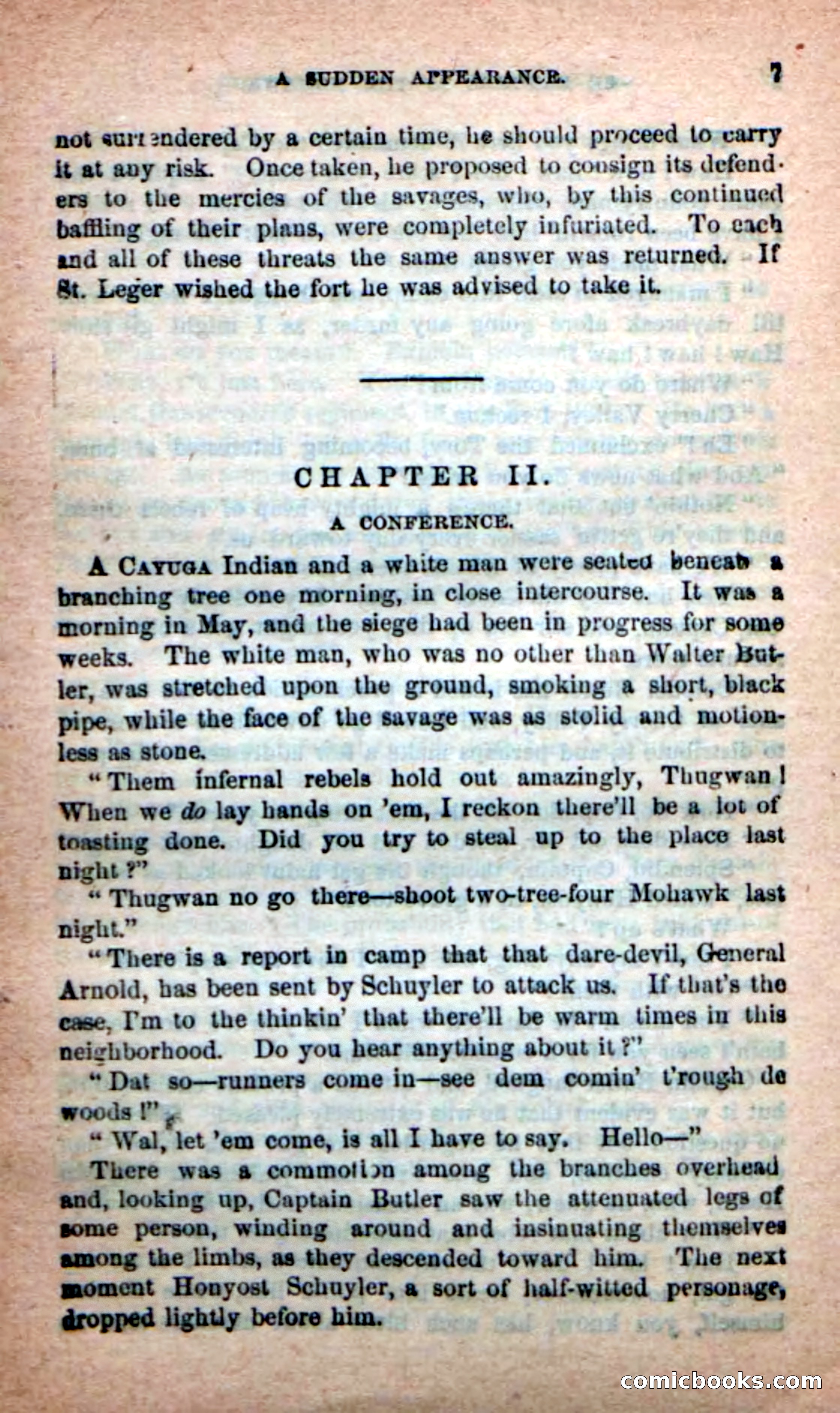 Beadle's New Dime Novels: Rangers of the Mohawk — page 7 of 108