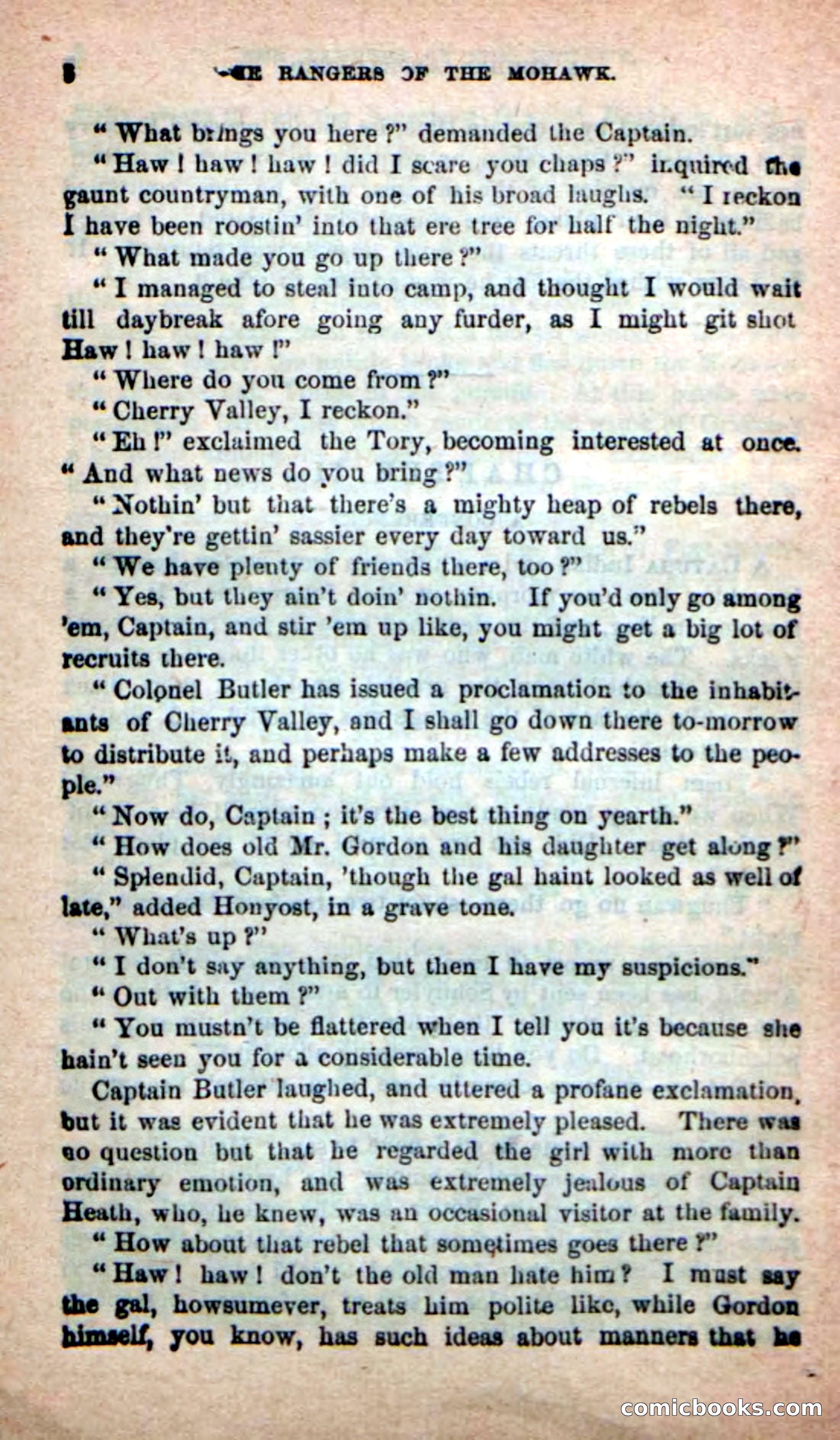 Beadle's New Dime Novels: Rangers of the Mohawk — page 8 of 108