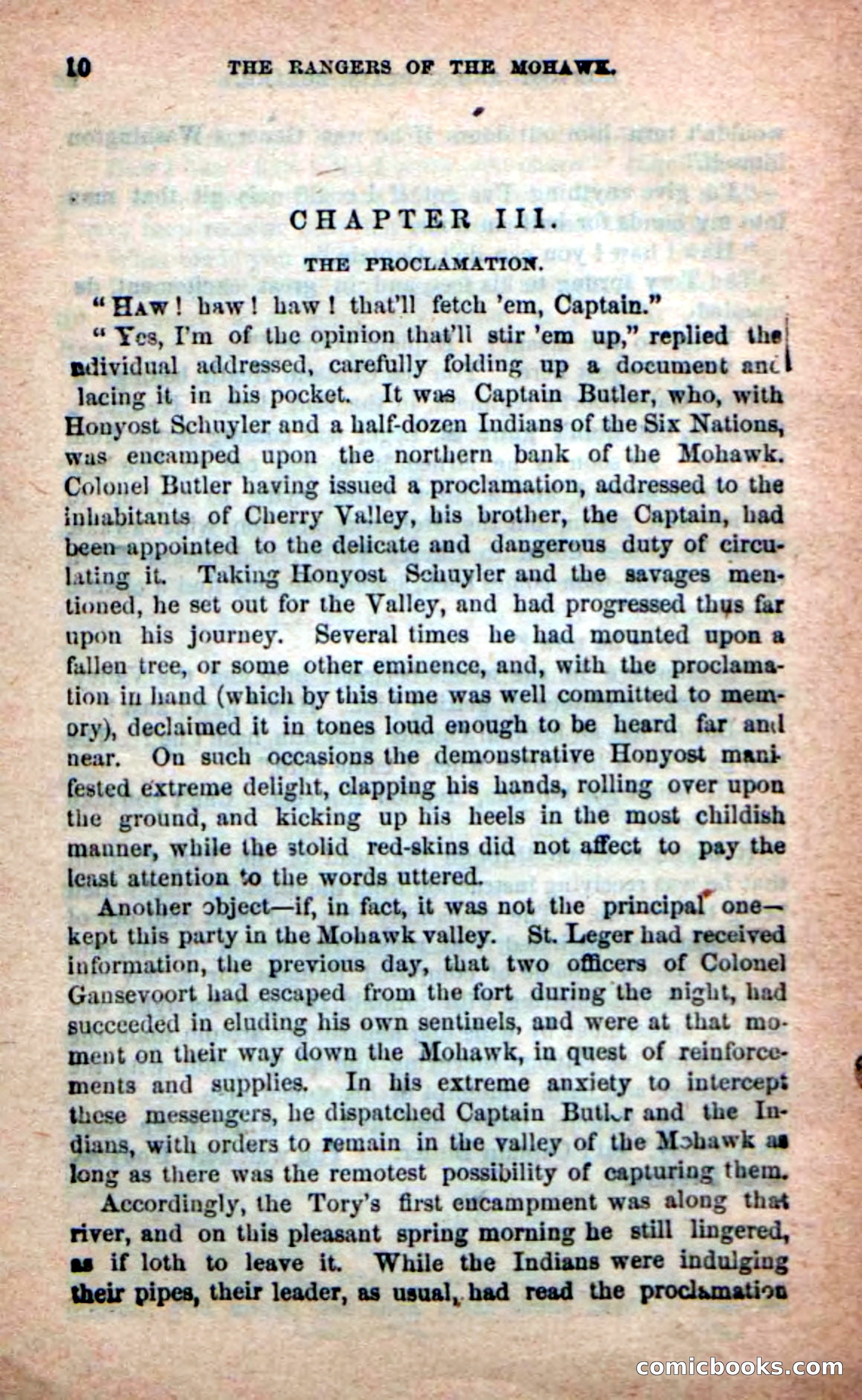 Beadle's New Dime Novels: Rangers of the Mohawk — page 10 of 108