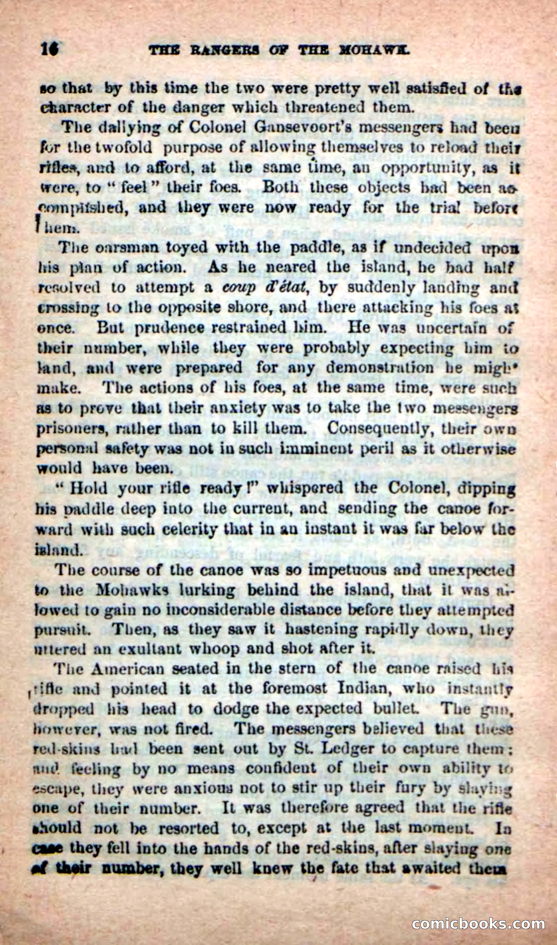 Beadle's New Dime Novels: Rangers of the Mohawk — page 16 of 108