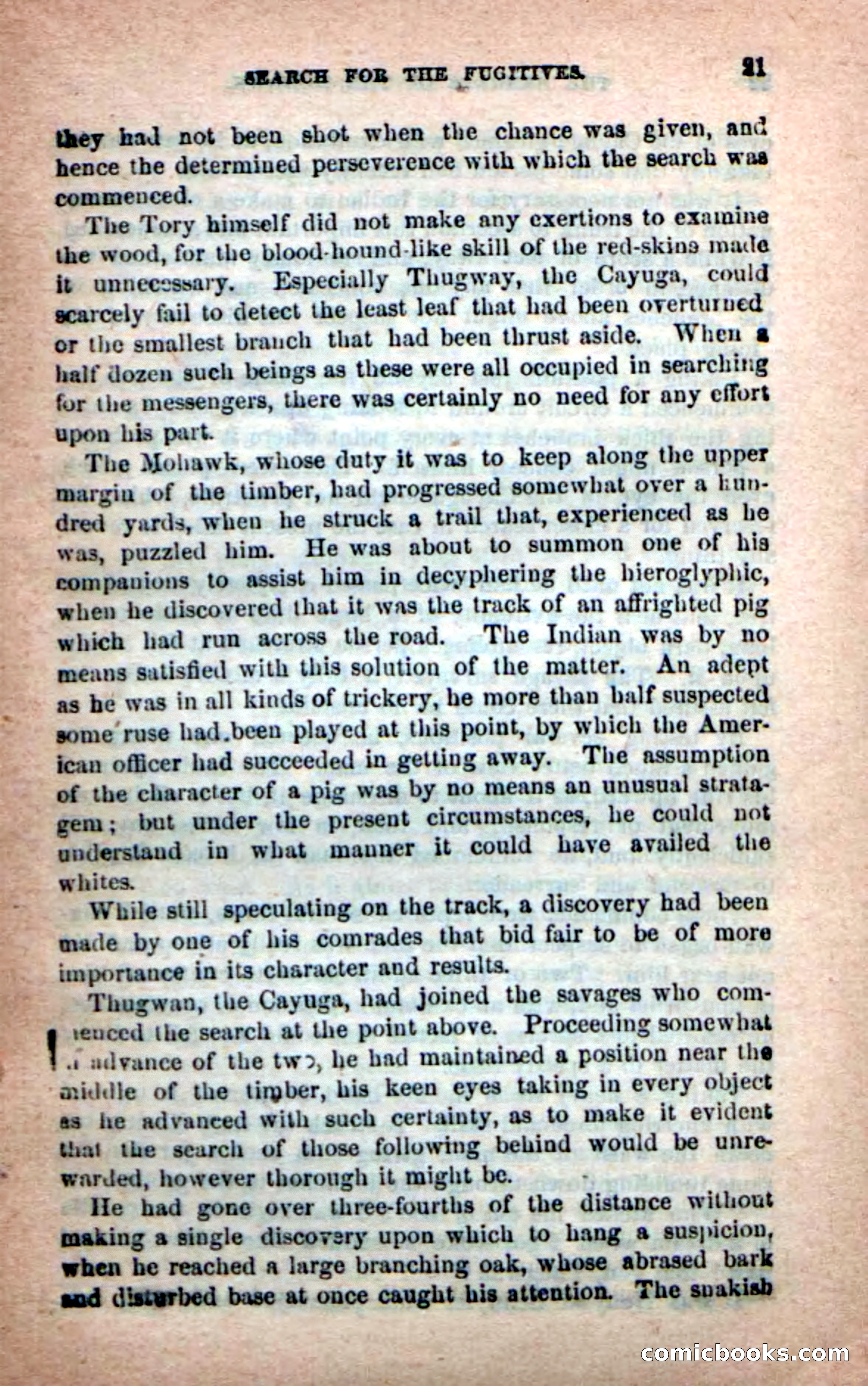 Beadle's New Dime Novels: Rangers of the Mohawk — page 21 of 108