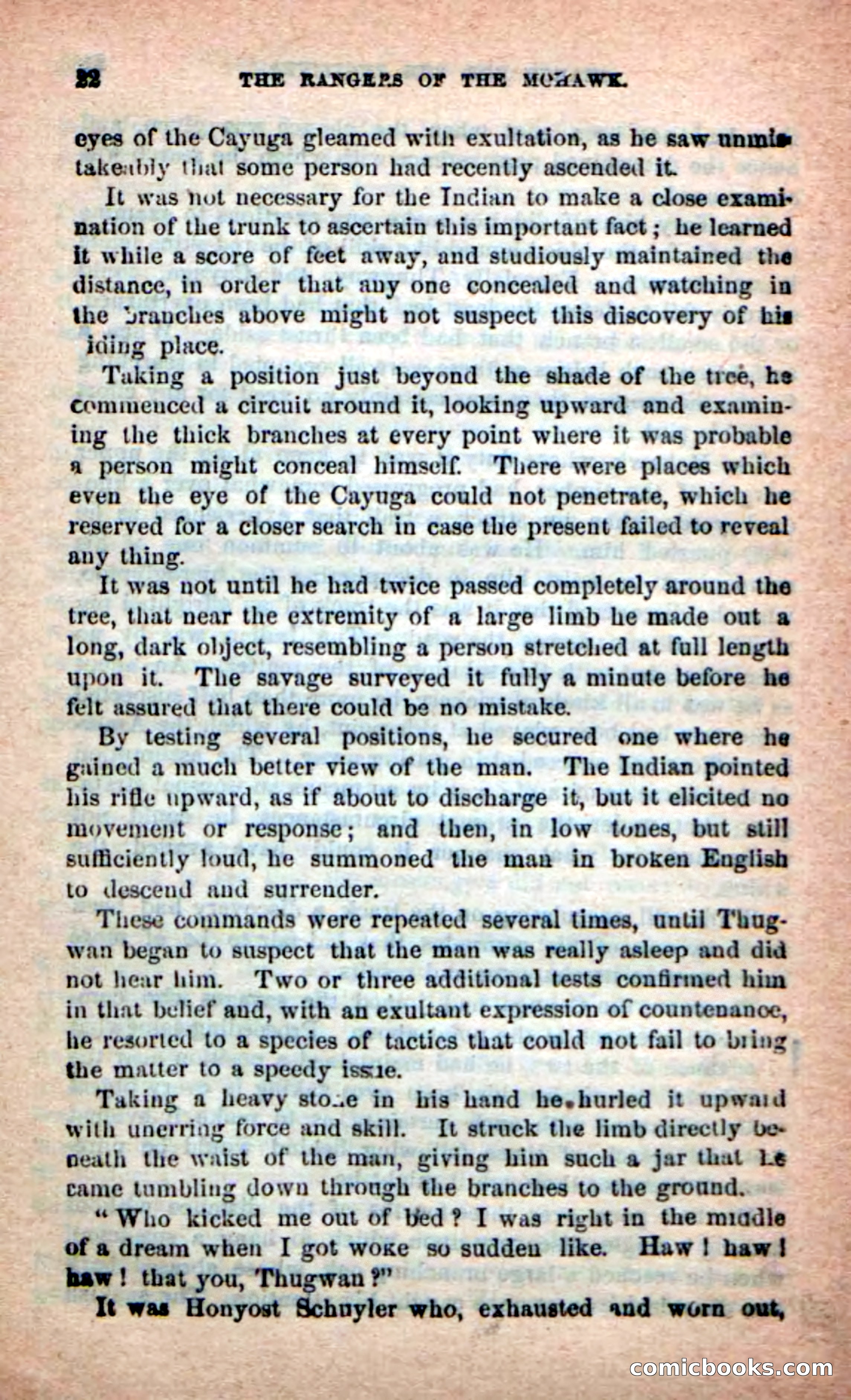 Beadle's New Dime Novels: Rangers of the Mohawk — page 22 of 108