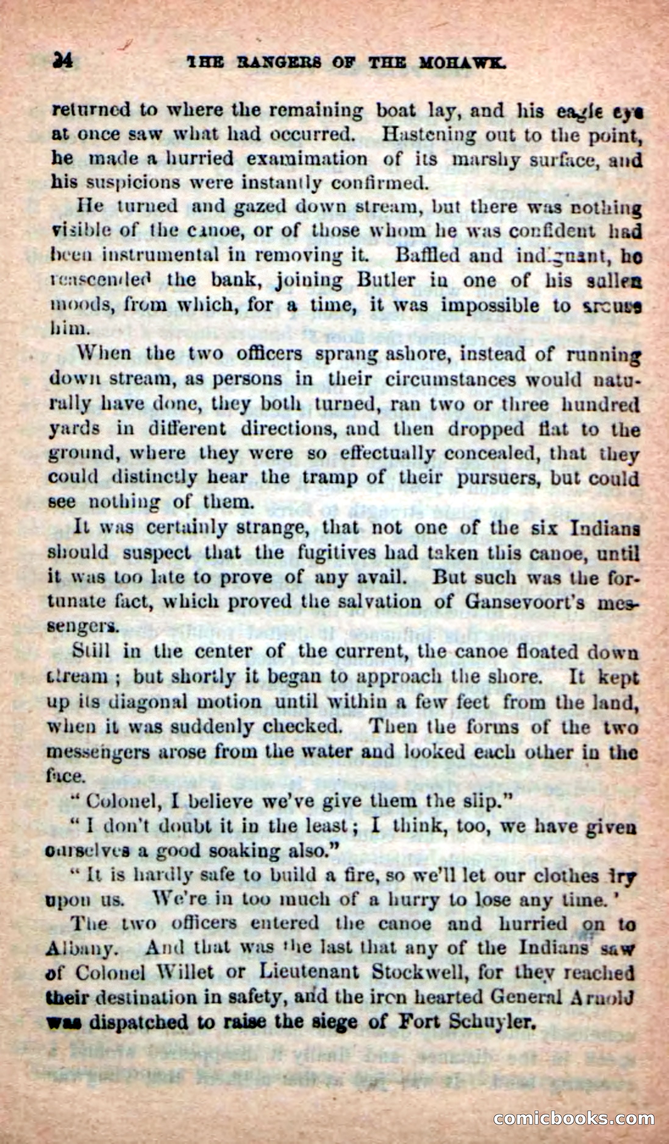 Beadle's New Dime Novels: Rangers of the Mohawk — page 24 of 108