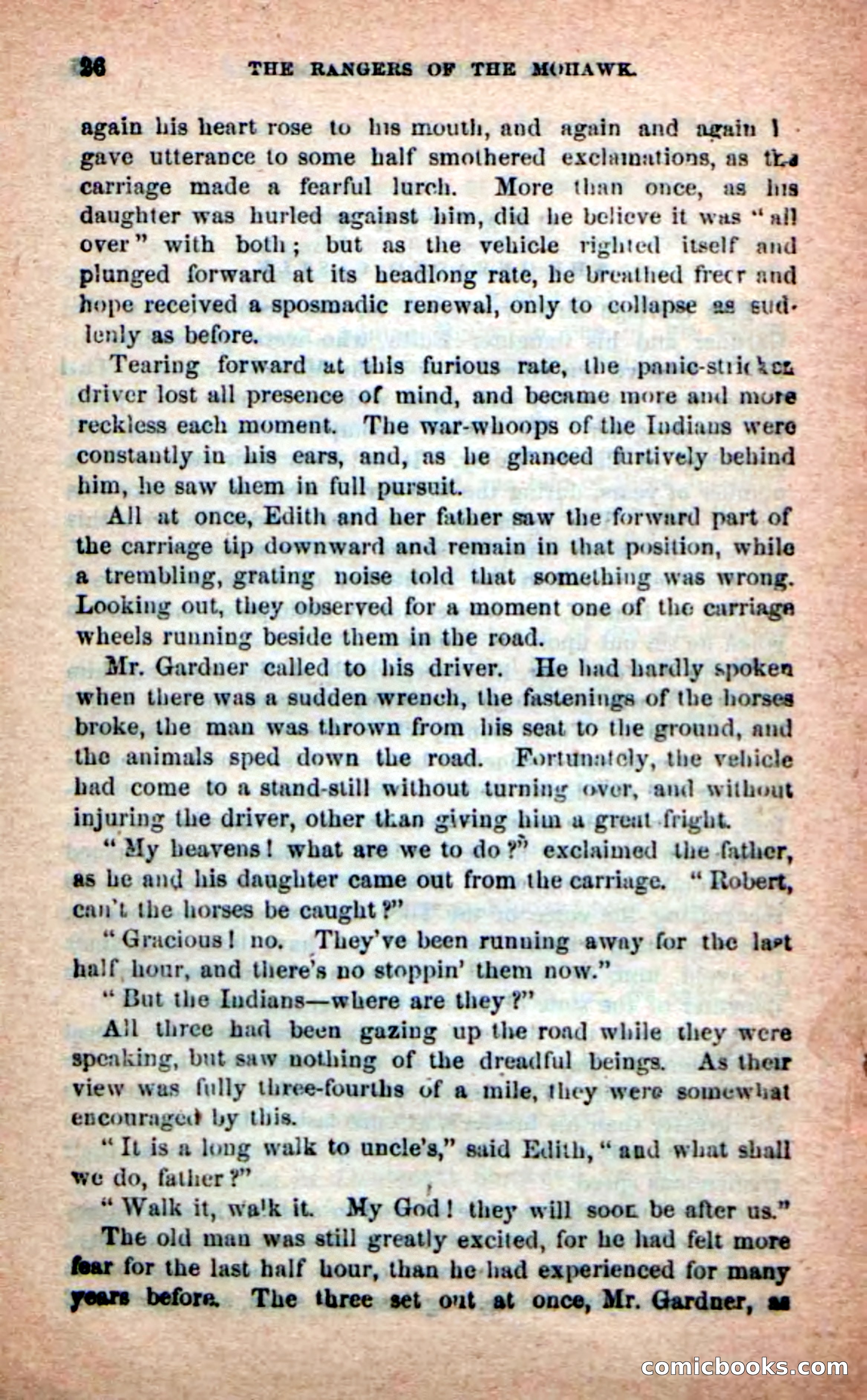 Beadle's New Dime Novels: Rangers of the Mohawk — page 26 of 108