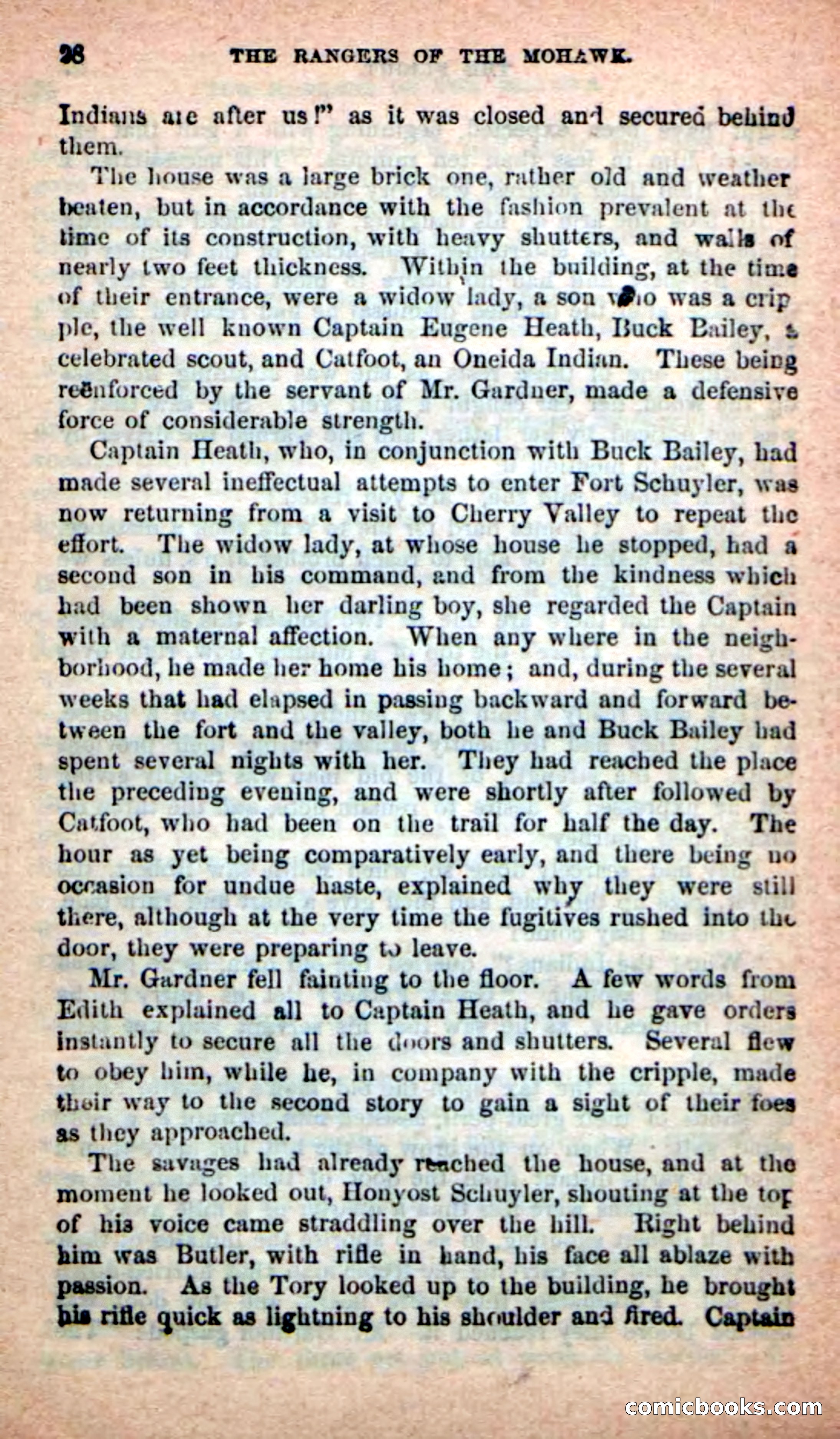 Beadle's New Dime Novels: Rangers of the Mohawk — page 28 of 108