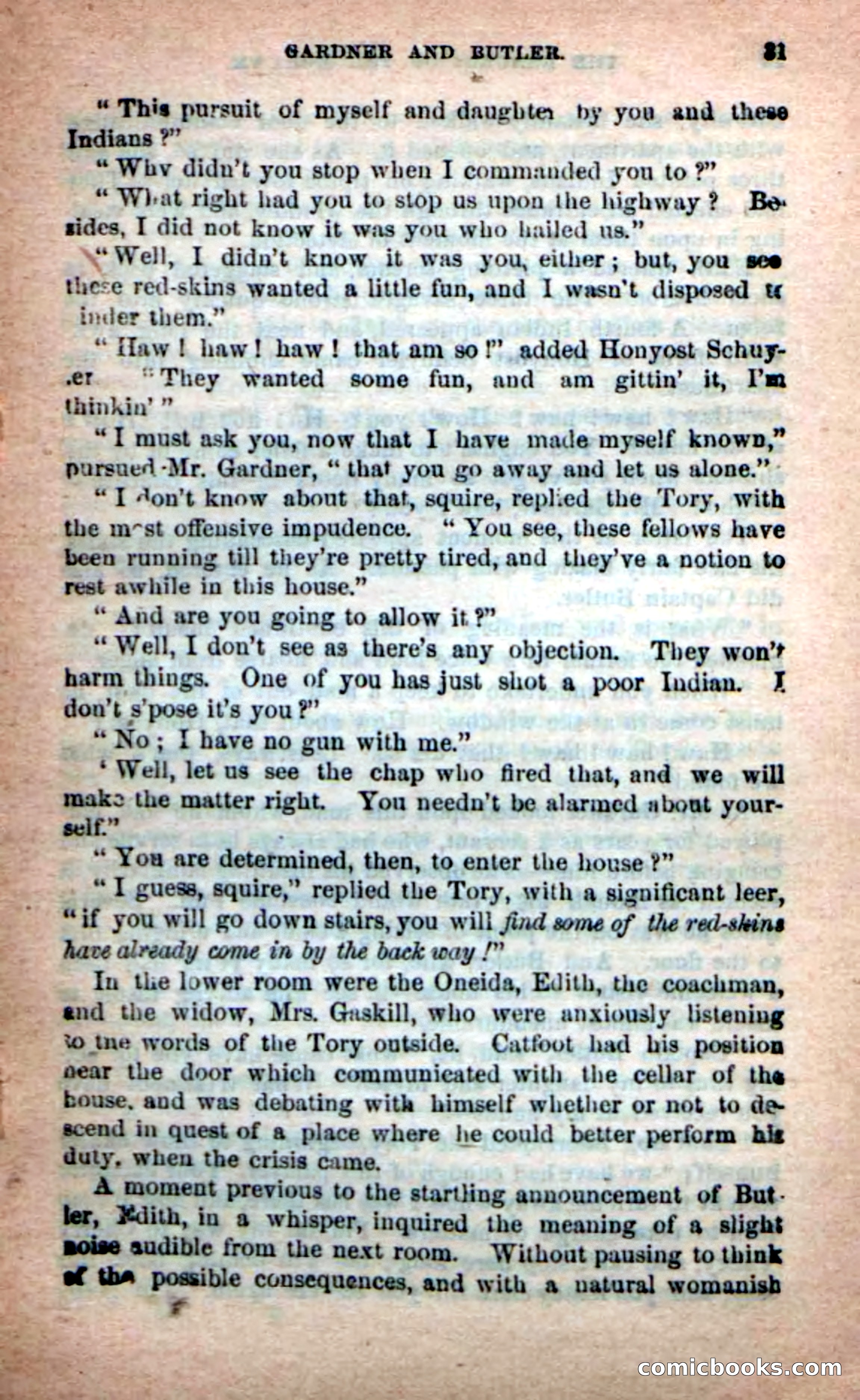Beadle's New Dime Novels: Rangers of the Mohawk — page 31 of 108
