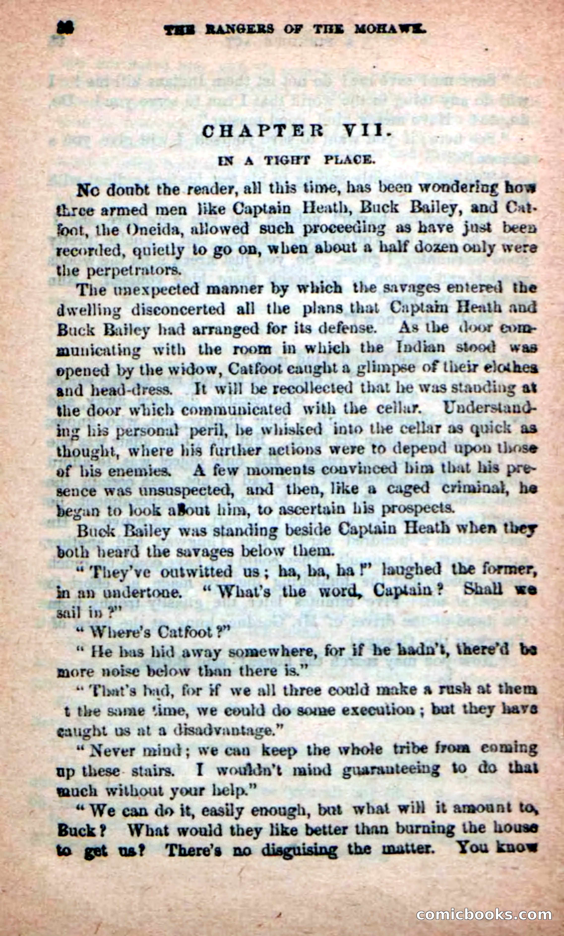 Beadle's New Dime Novels: Rangers of the Mohawk — page 36 of 108