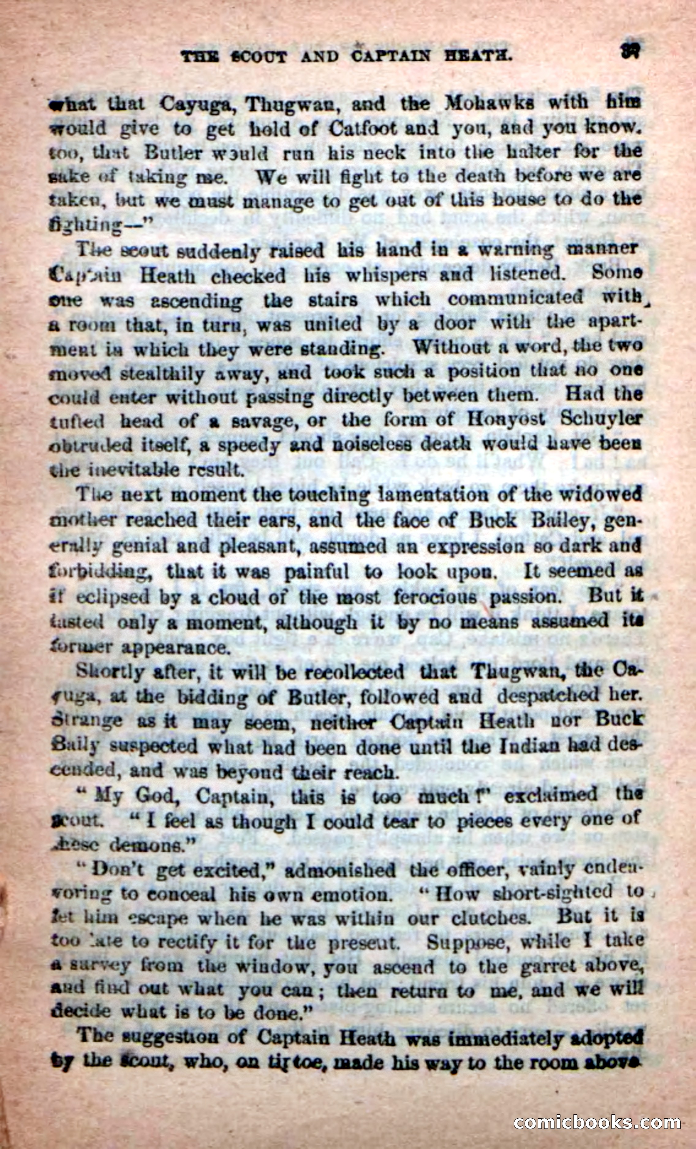 Beadle's New Dime Novels: Rangers of the Mohawk — page 37 of 108