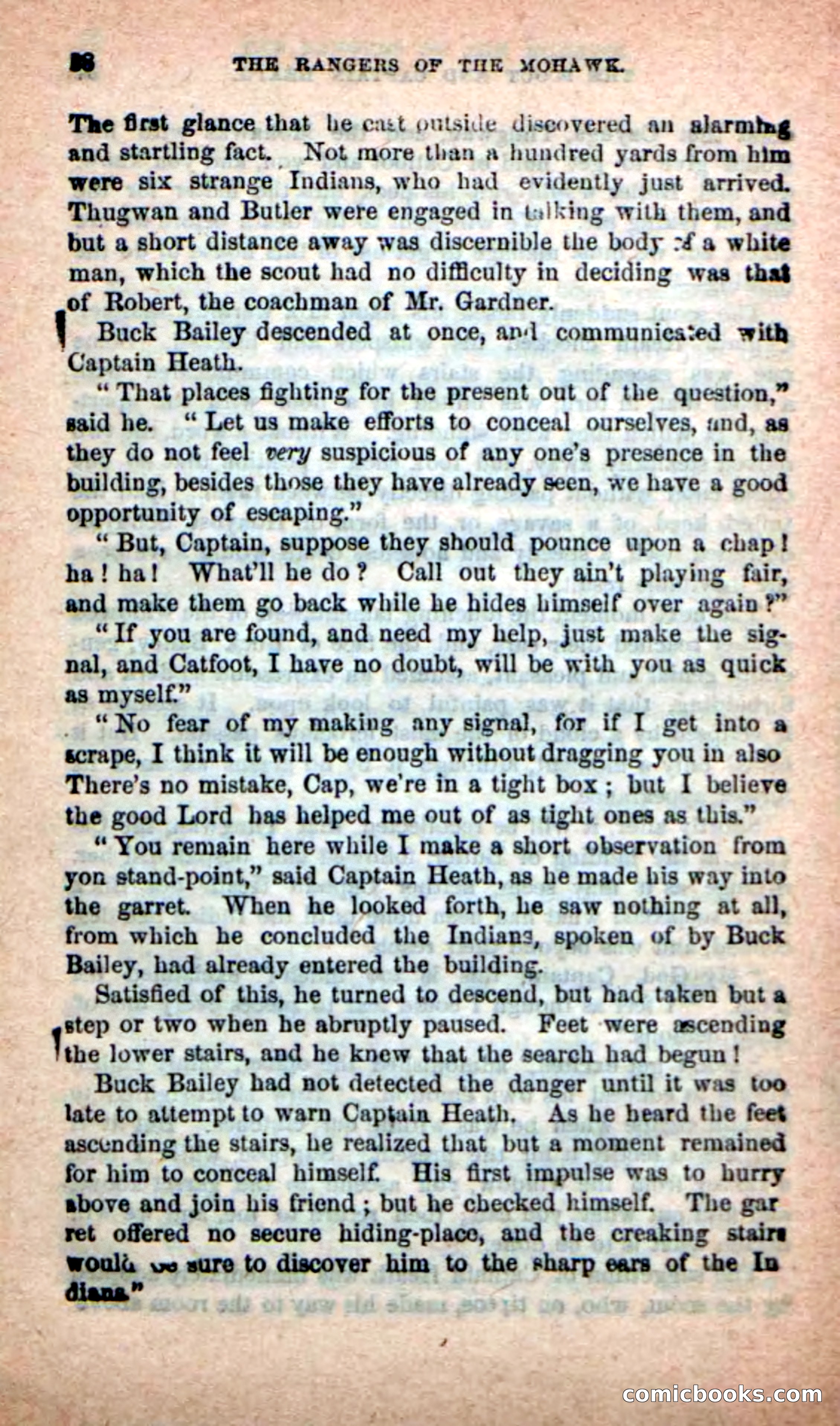 Beadle's New Dime Novels: Rangers of the Mohawk — page 38 of 108