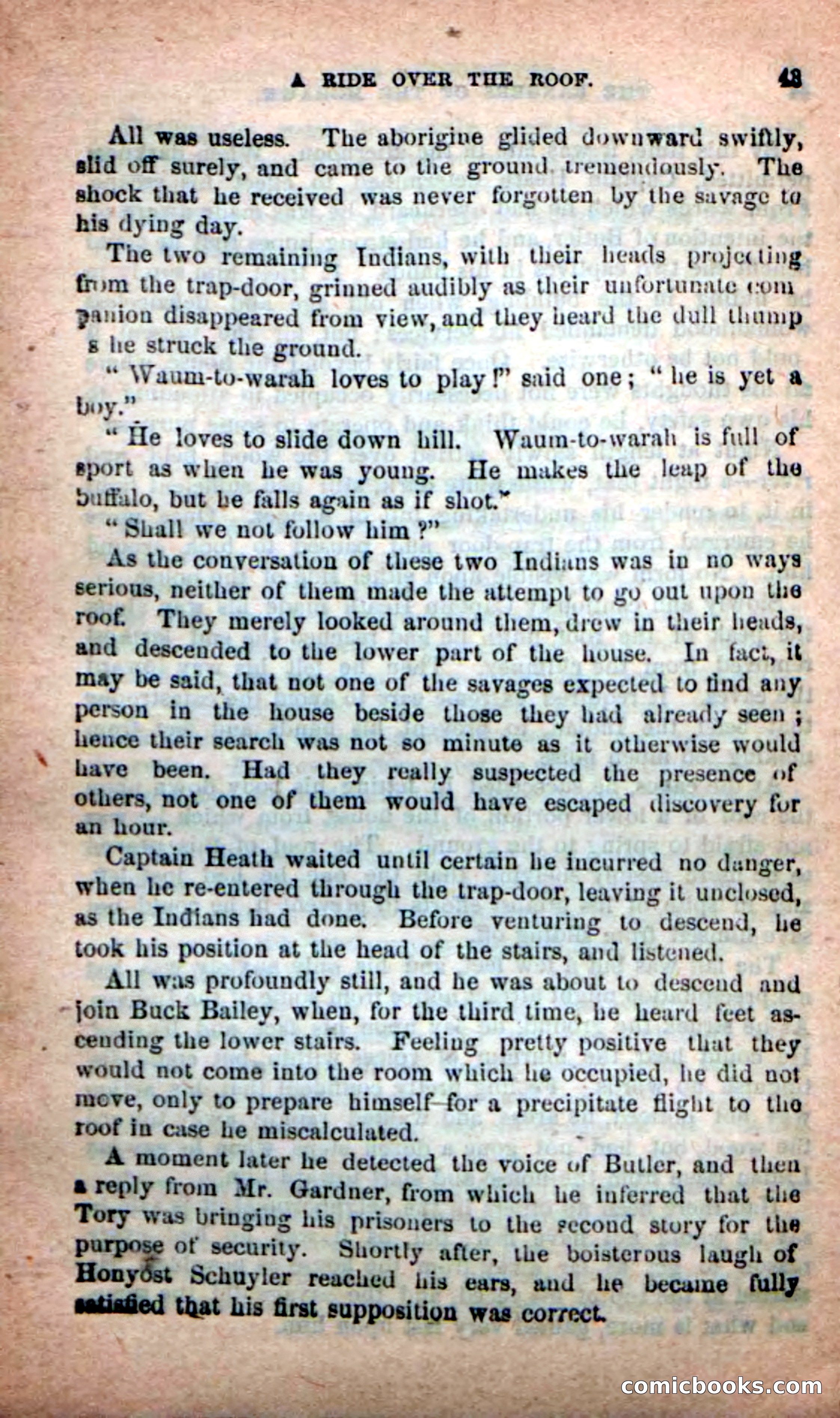 Beadle's New Dime Novels: Rangers of the Mohawk — page 43 of 108