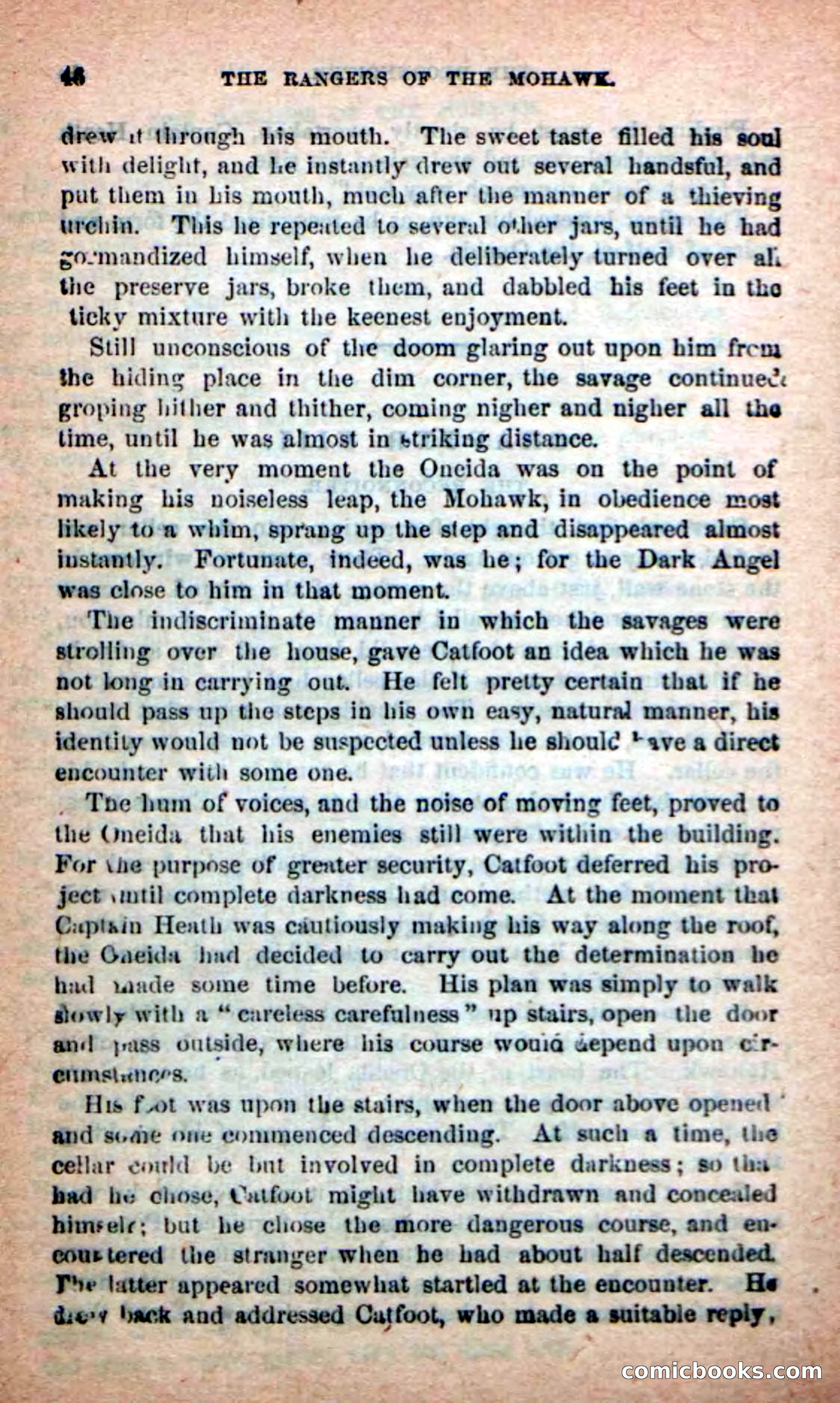 Beadle's New Dime Novels: Rangers of the Mohawk — page 46 of 108