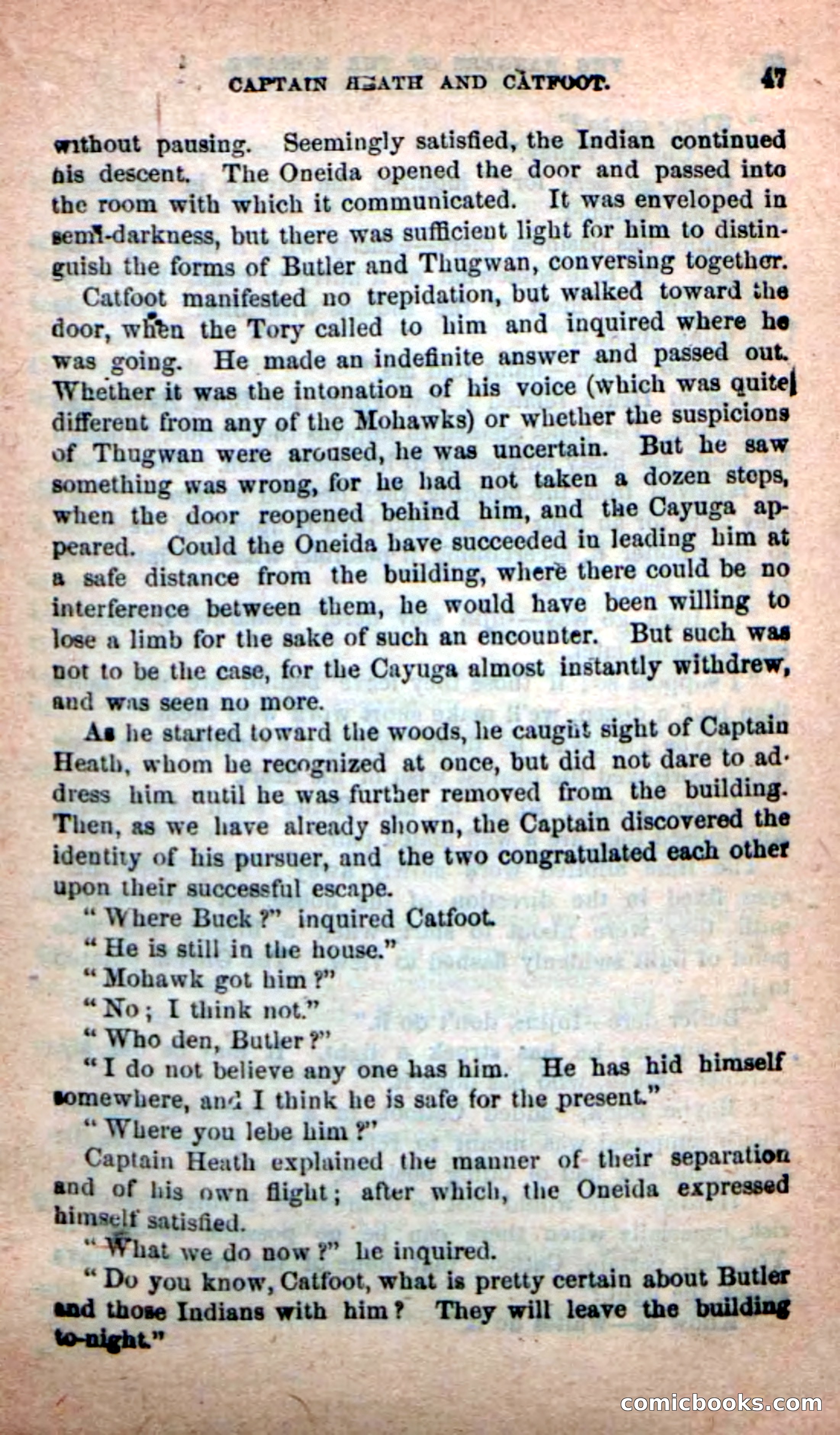 Beadle's New Dime Novels: Rangers of the Mohawk — page 47 of 108