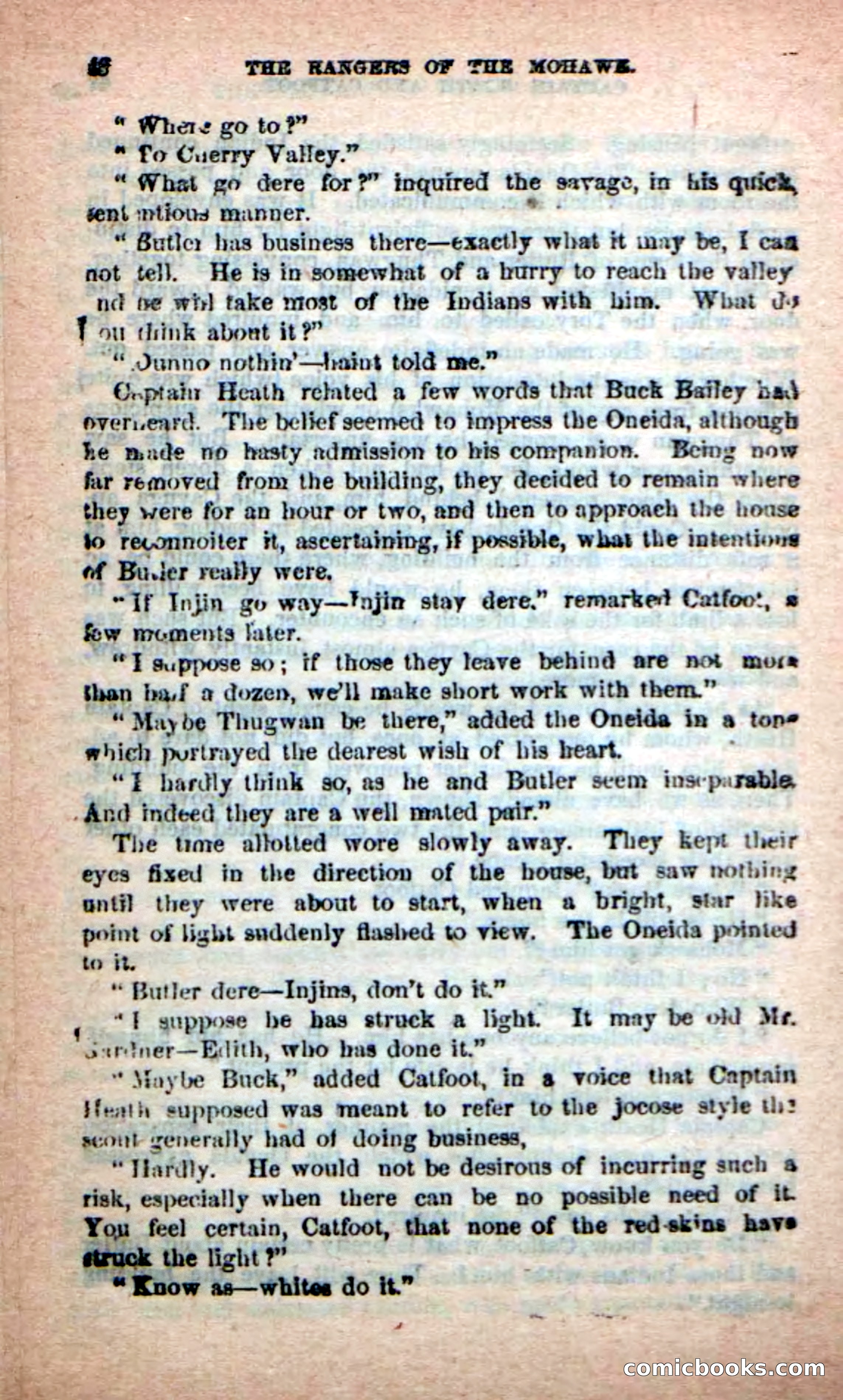 Beadle's New Dime Novels: Rangers of the Mohawk — page 48 of 108