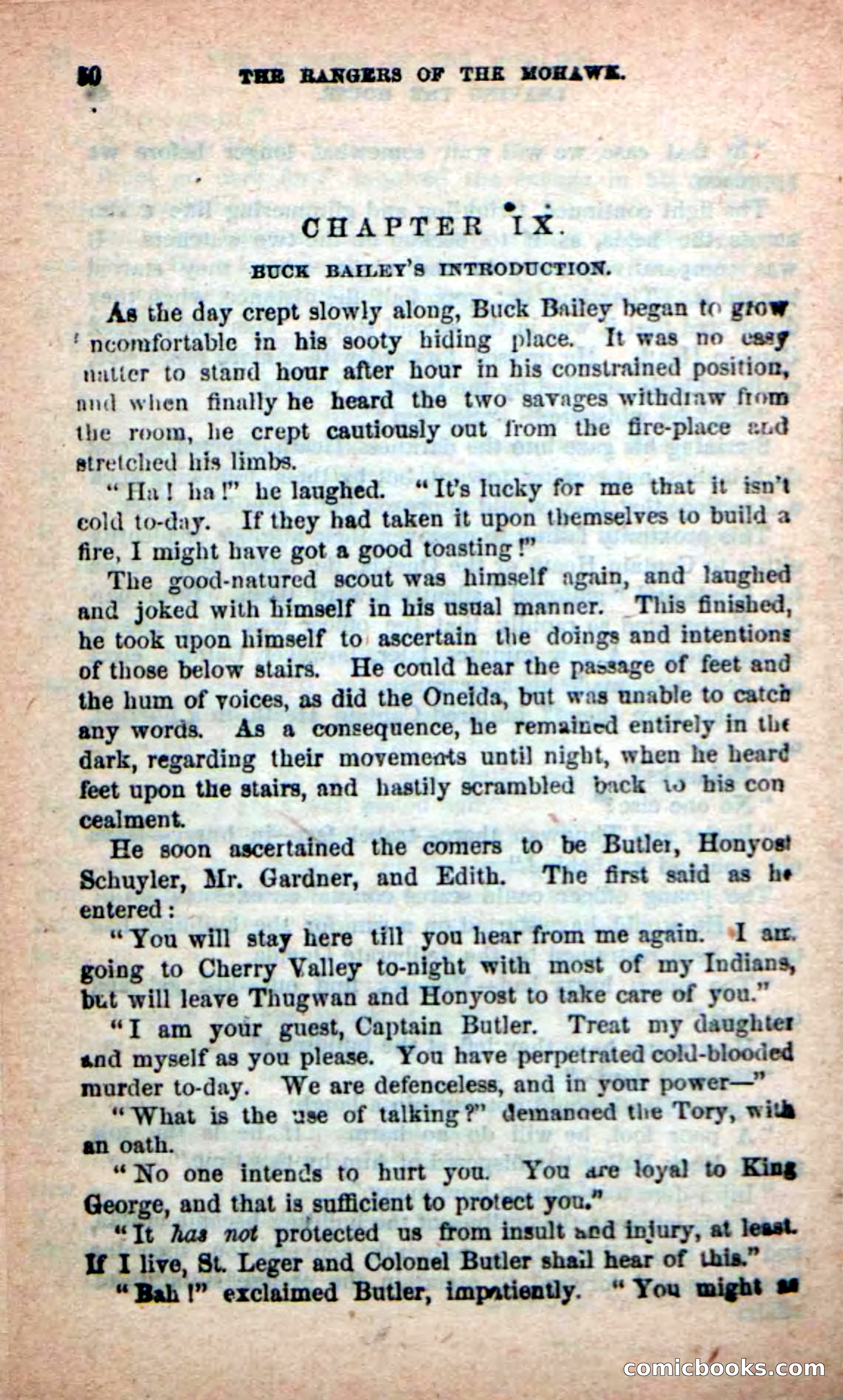 Beadle's New Dime Novels: Rangers of the Mohawk — page 50 of 108