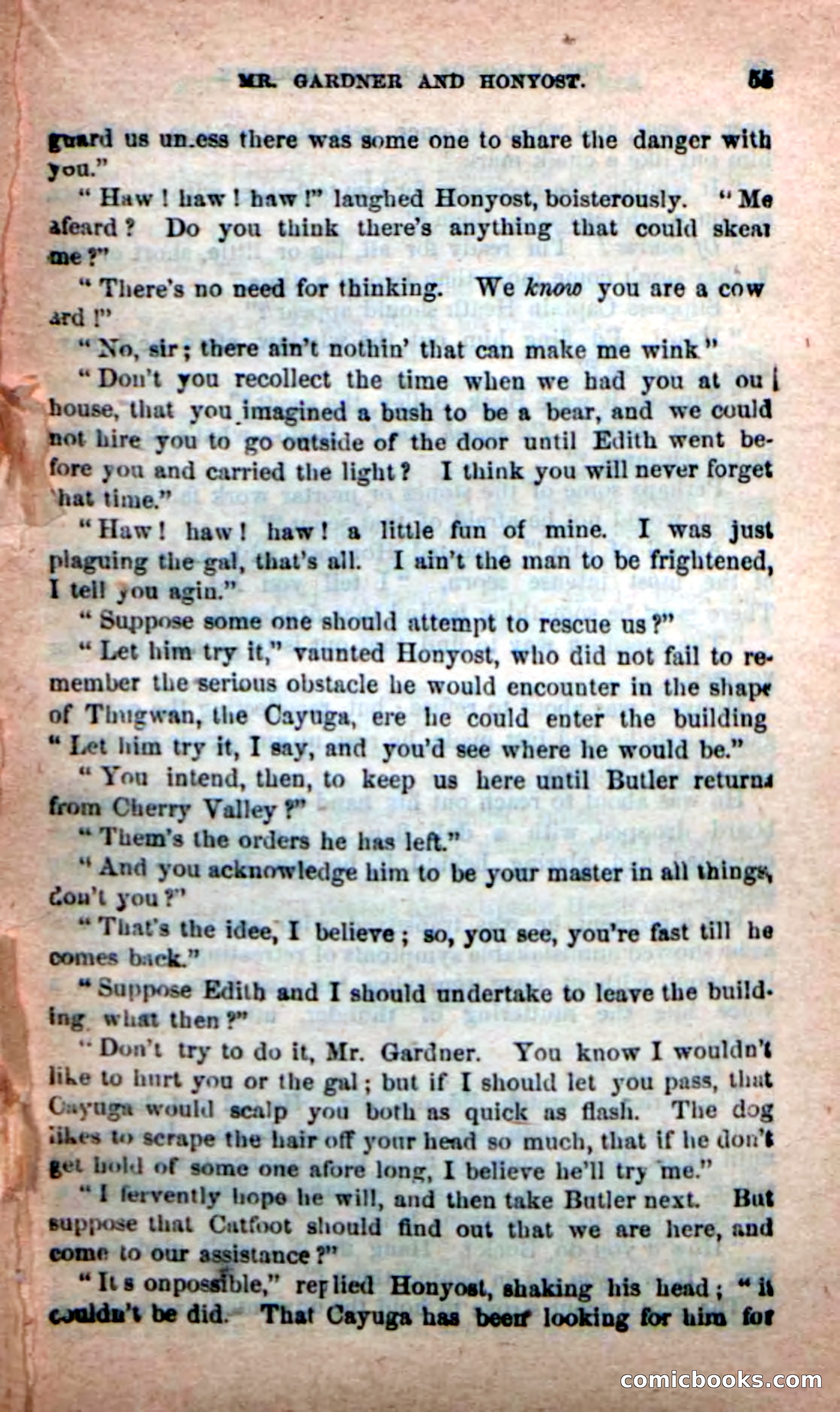 Beadle's New Dime Novels: Rangers of the Mohawk — page 55 of 108
