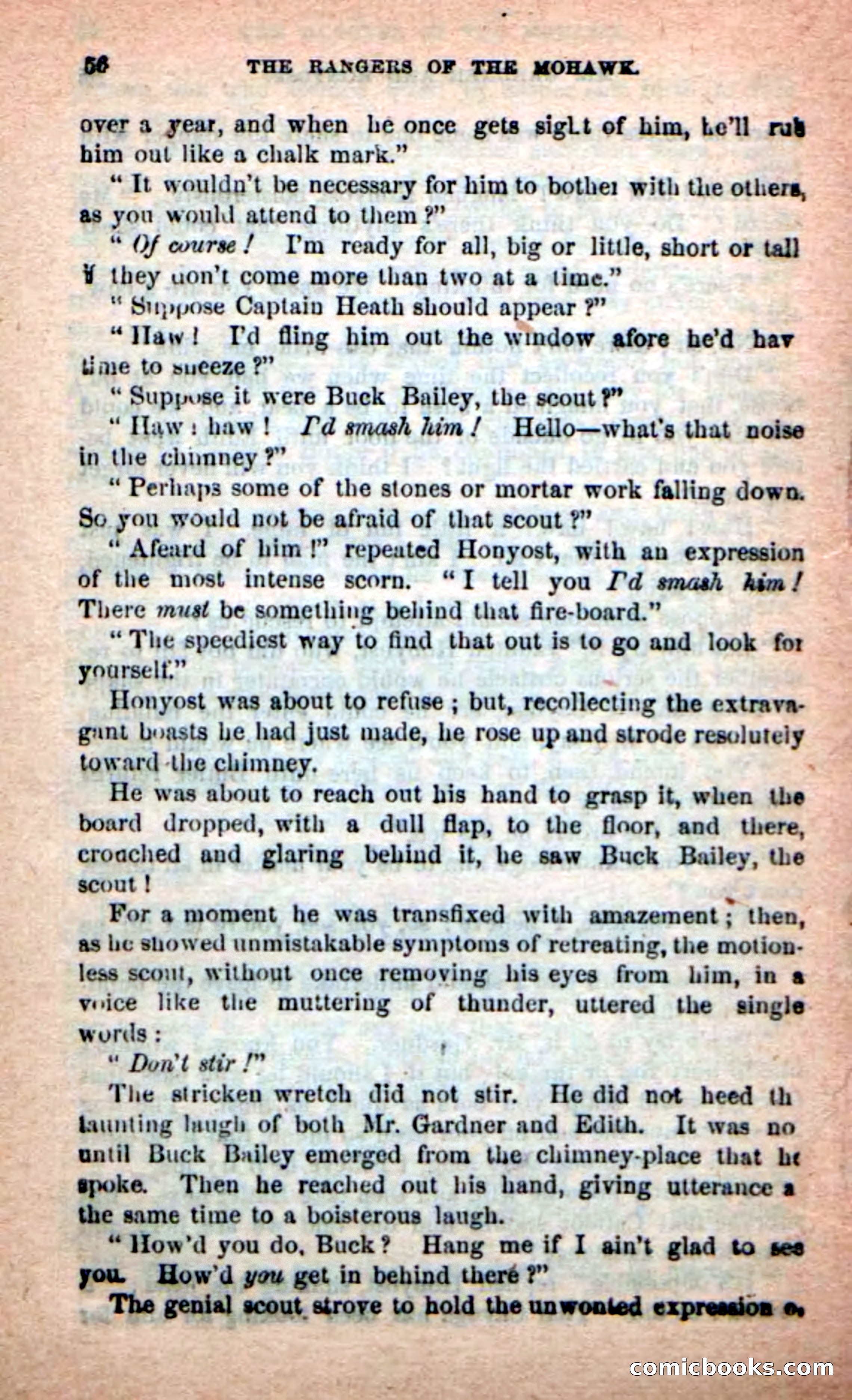 Beadle's New Dime Novels: Rangers of the Mohawk — page 56 of 108