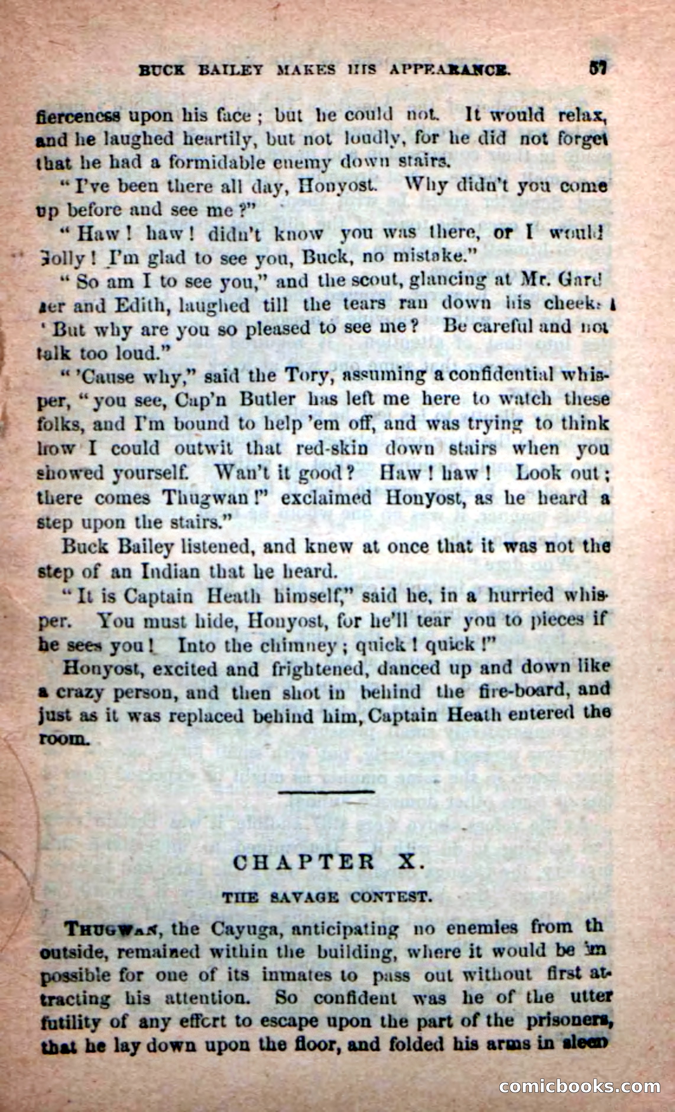 Beadle's New Dime Novels: Rangers of the Mohawk — page 57 of 108