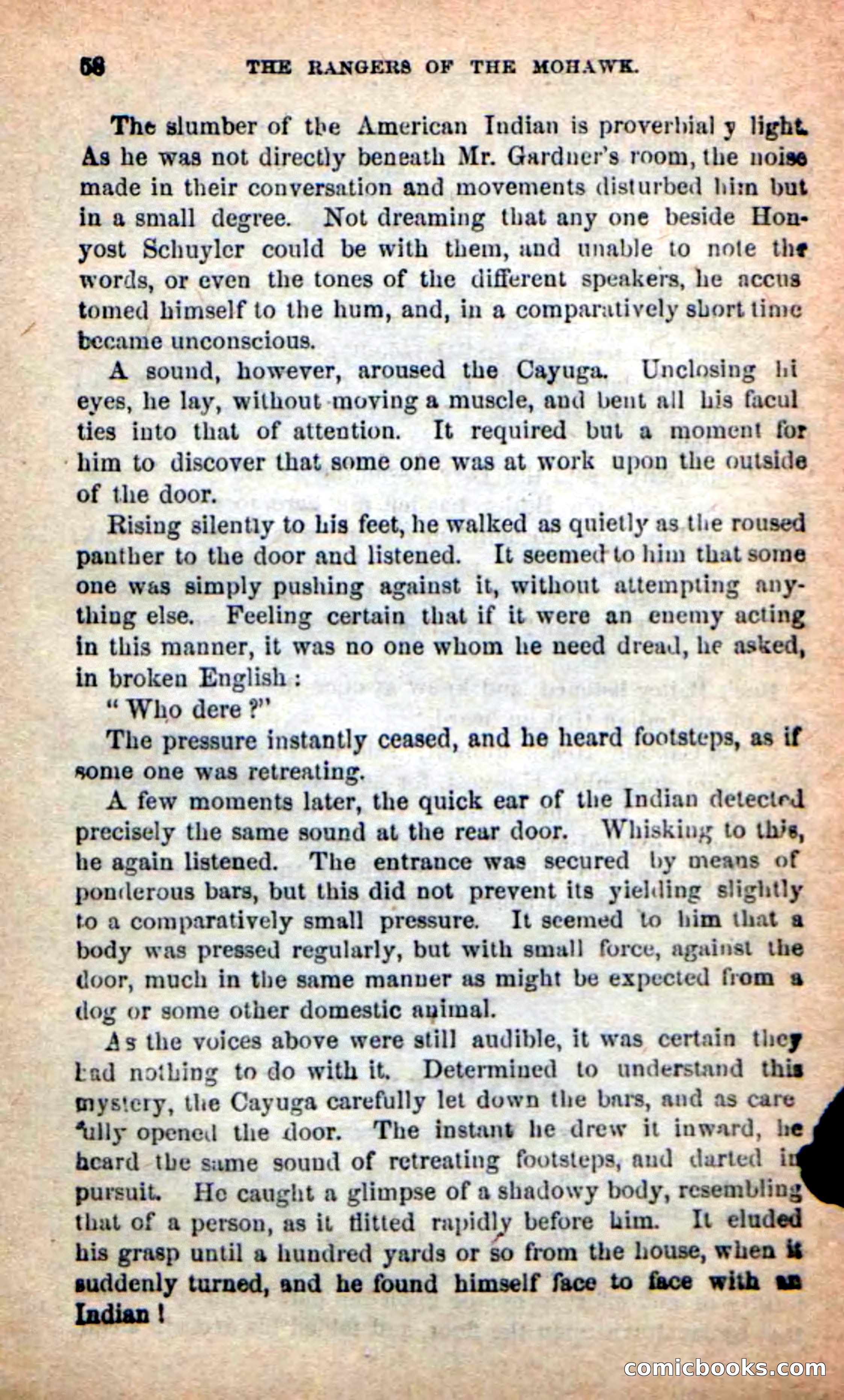 Beadle's New Dime Novels: Rangers of the Mohawk — page 58 of 108