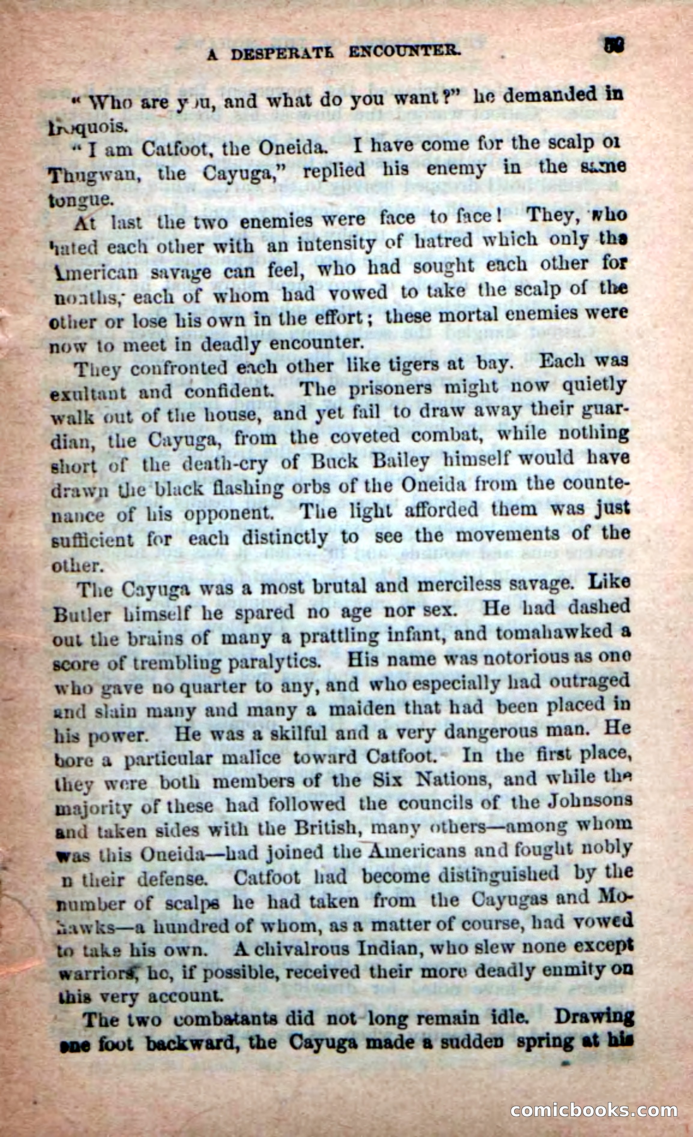 Beadle's New Dime Novels: Rangers of the Mohawk — page 59 of 108