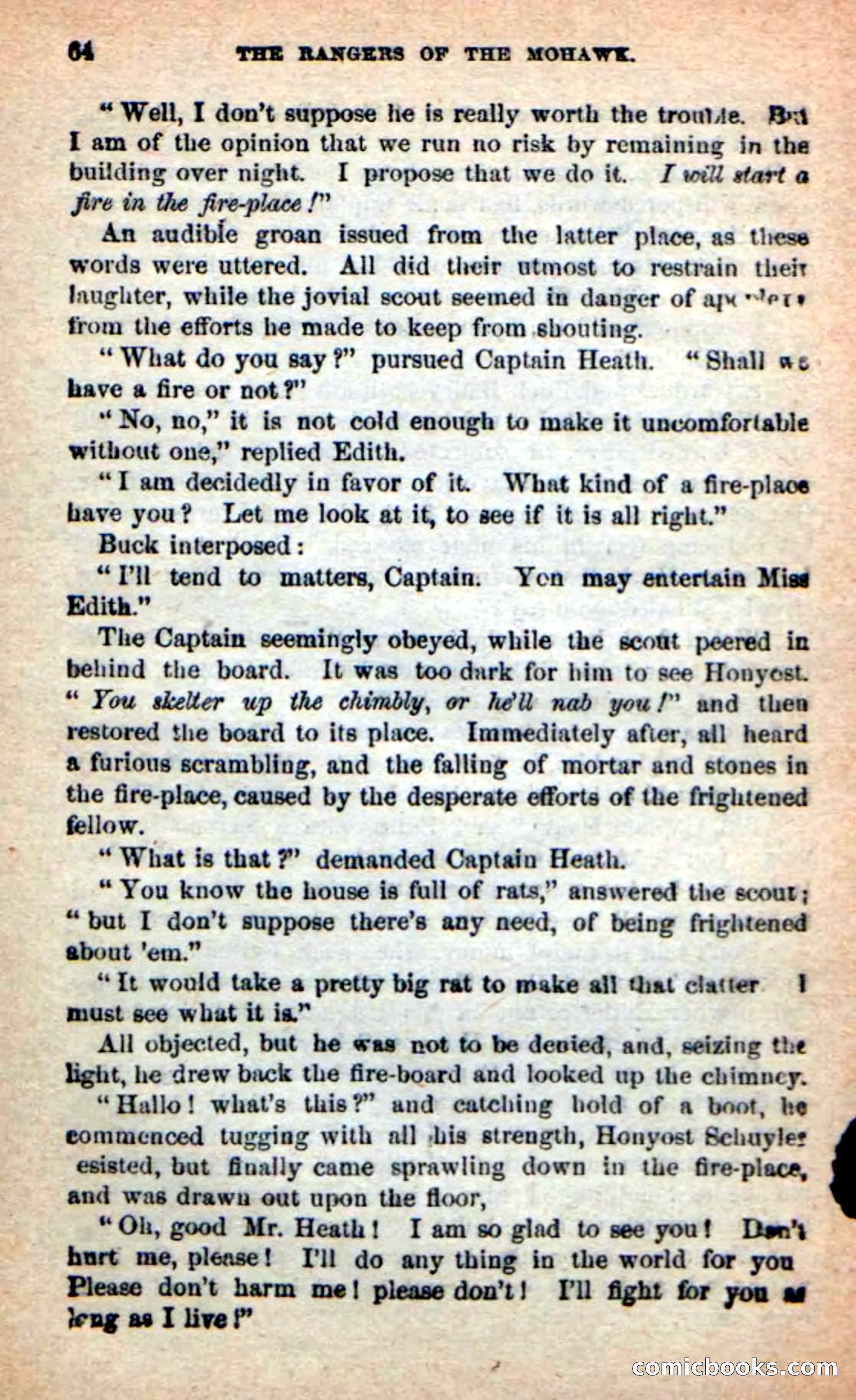 Beadle's New Dime Novels: Rangers of the Mohawk — page 64 of 108