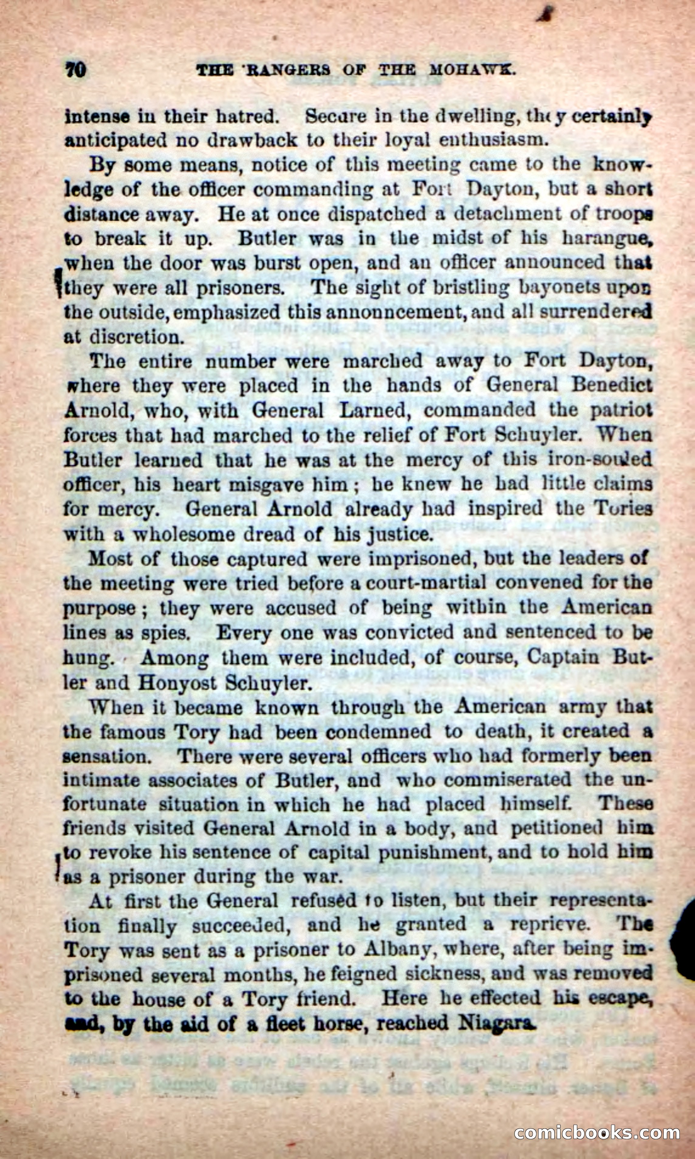 Beadle's New Dime Novels: Rangers of the Mohawk — page 70 of 108