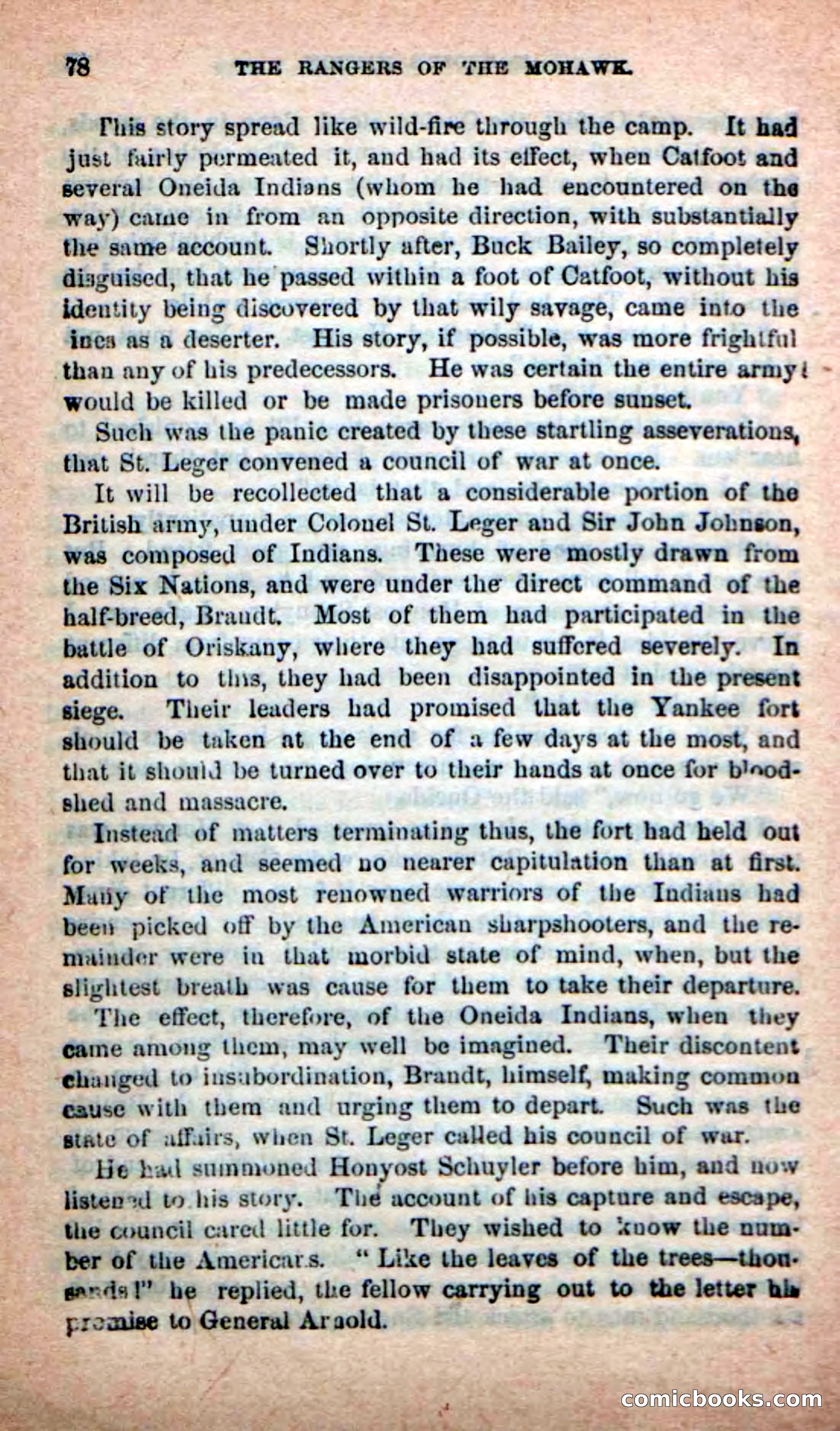 Beadle's New Dime Novels: Rangers of the Mohawk — page 78 of 108