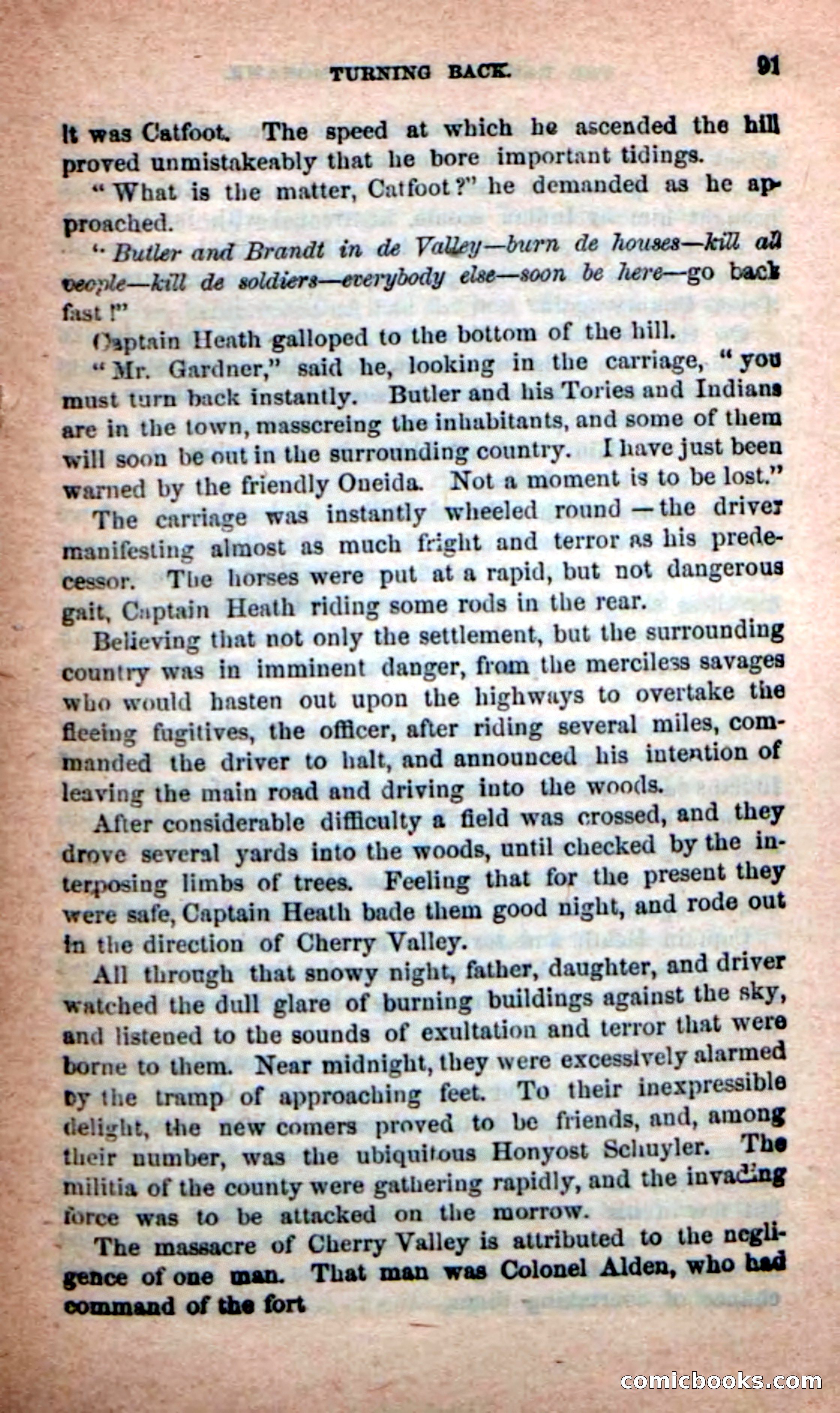 Beadle's New Dime Novels: Rangers of the Mohawk — page 91 of 108