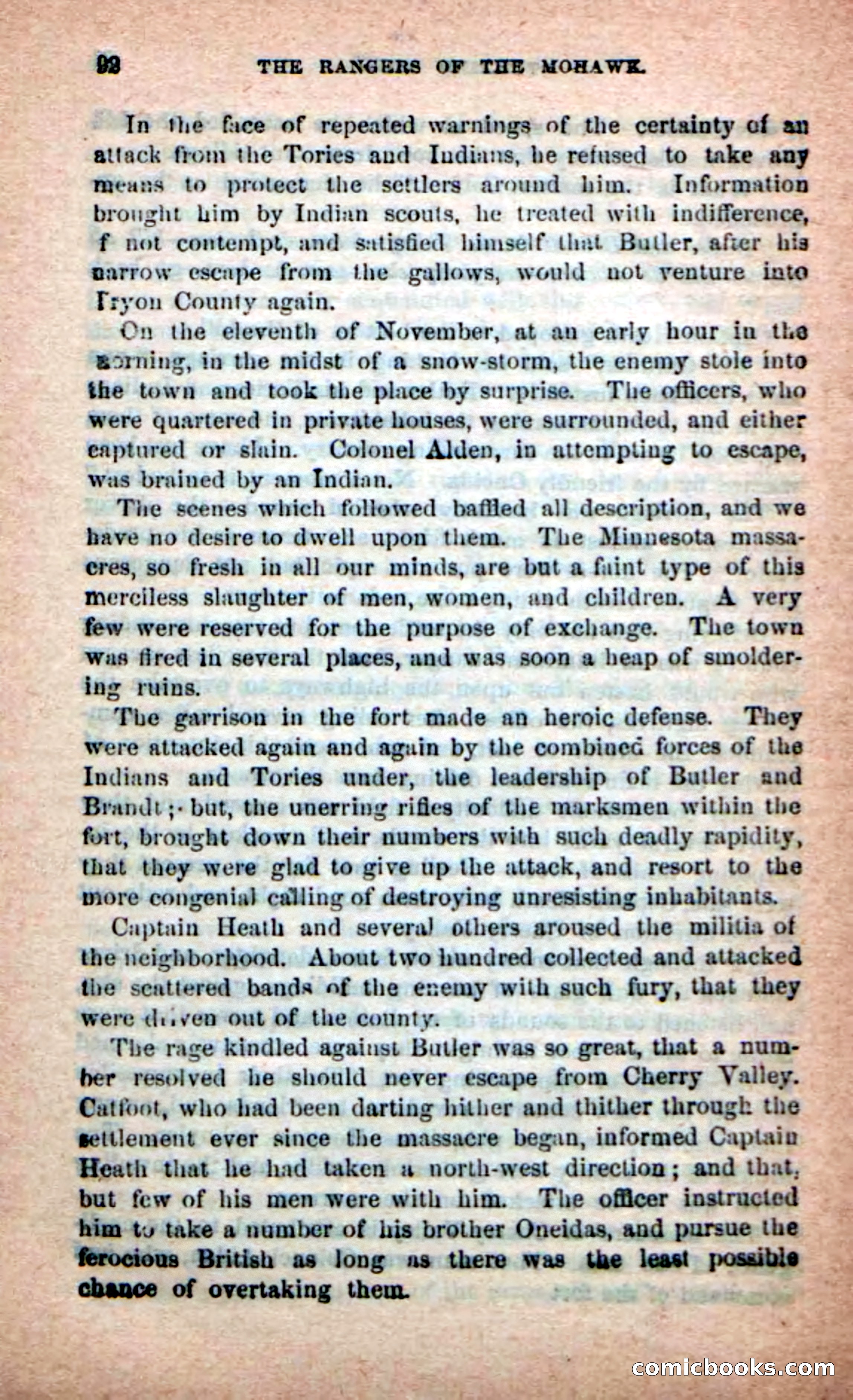 Beadle's New Dime Novels: Rangers of the Mohawk — page 92 of 108