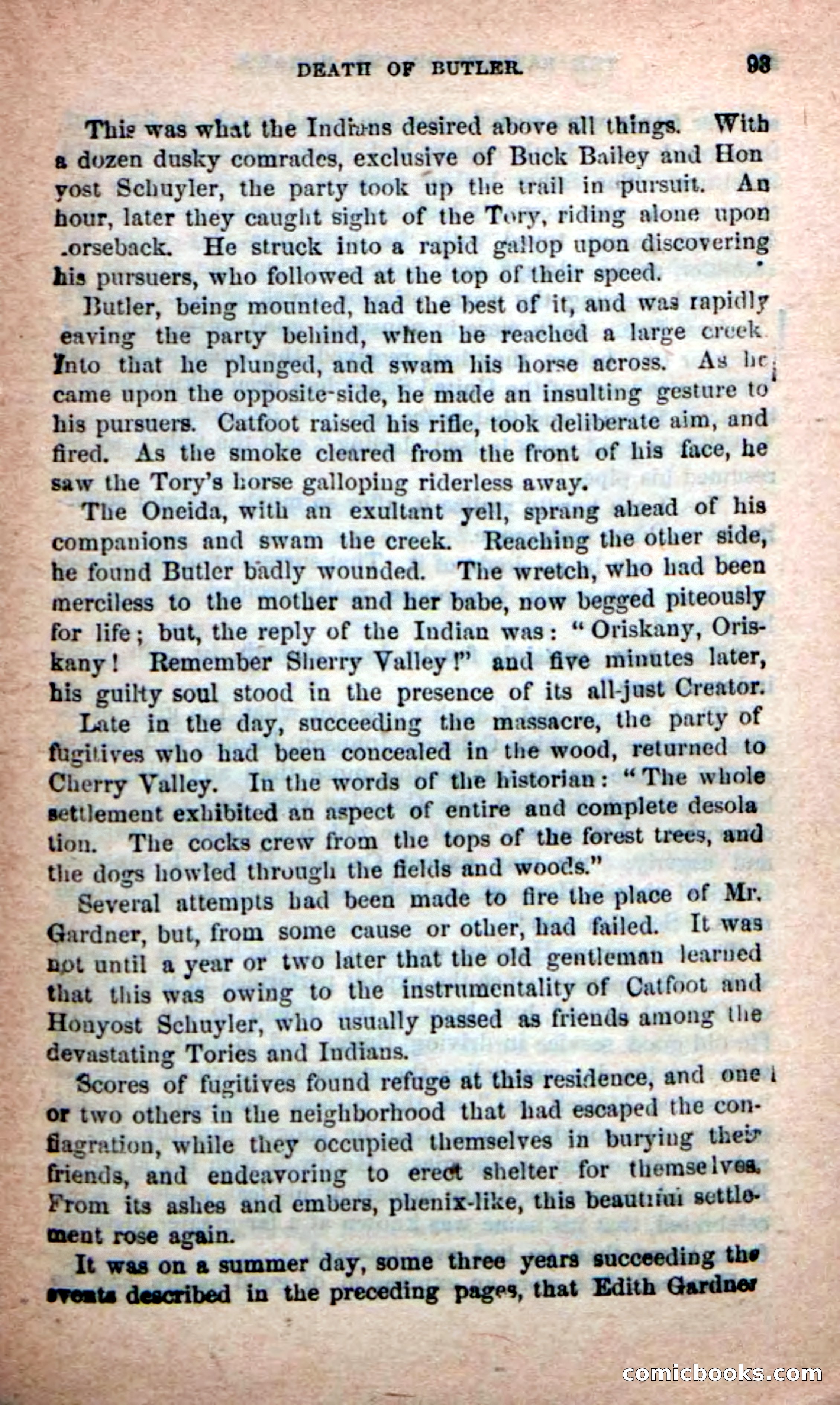 Beadle's New Dime Novels: Rangers of the Mohawk — page 93 of 108