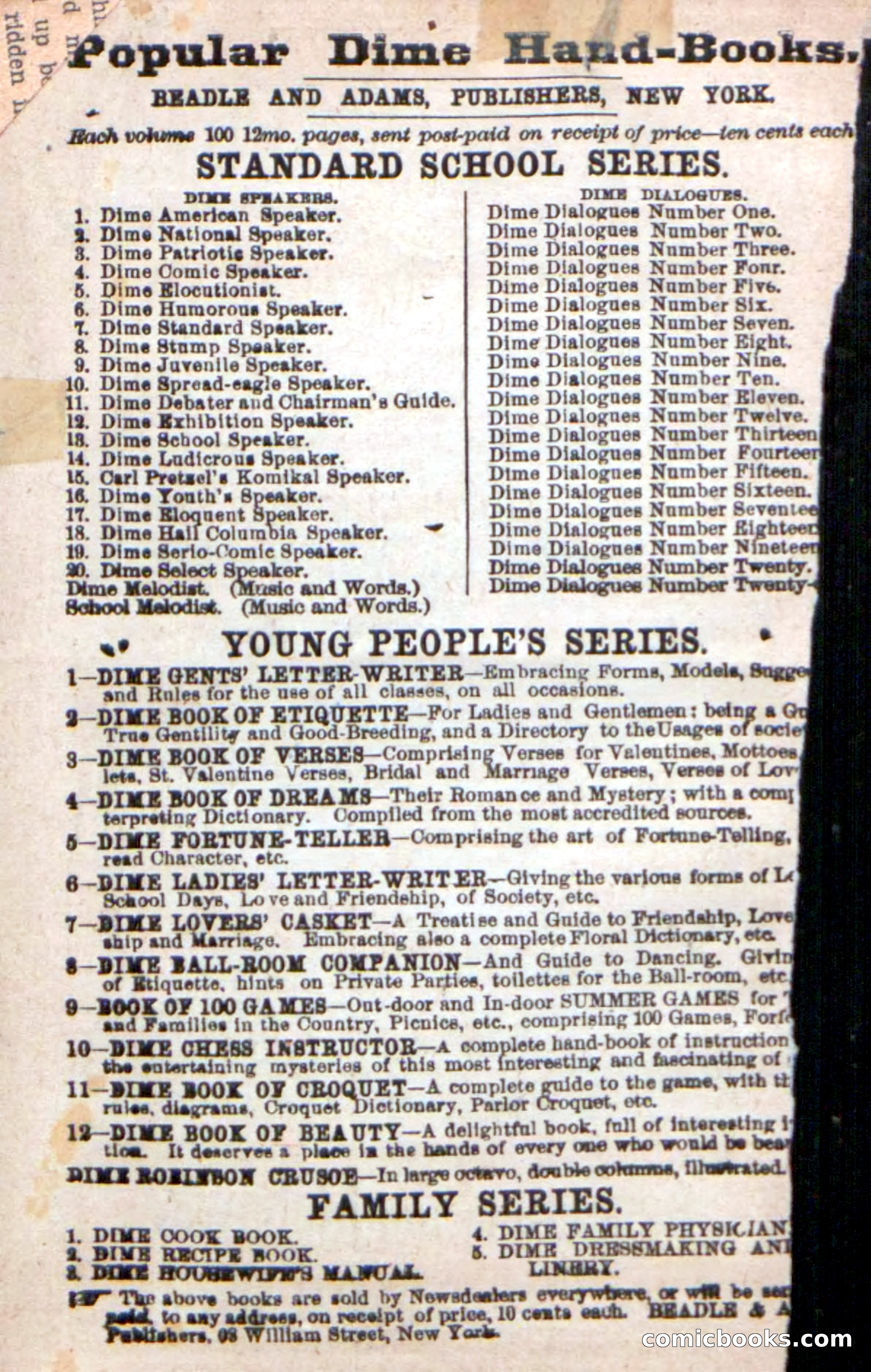 Beadle's New Dime Novels: Rangers of the Mohawk — page 102 of 108