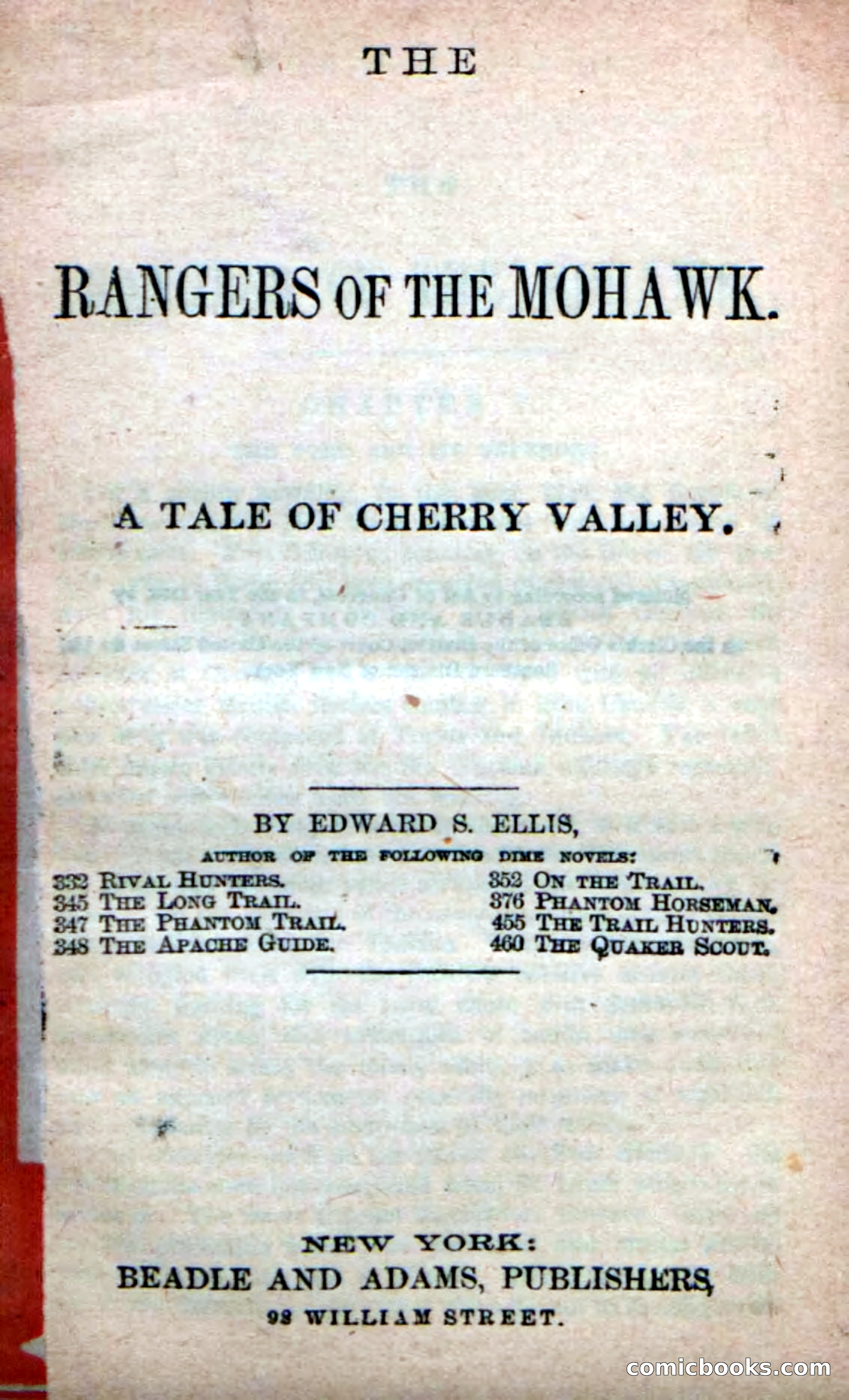 Beadle's New Dime Novels: Rangers of the Mohawk — page 103 of 108